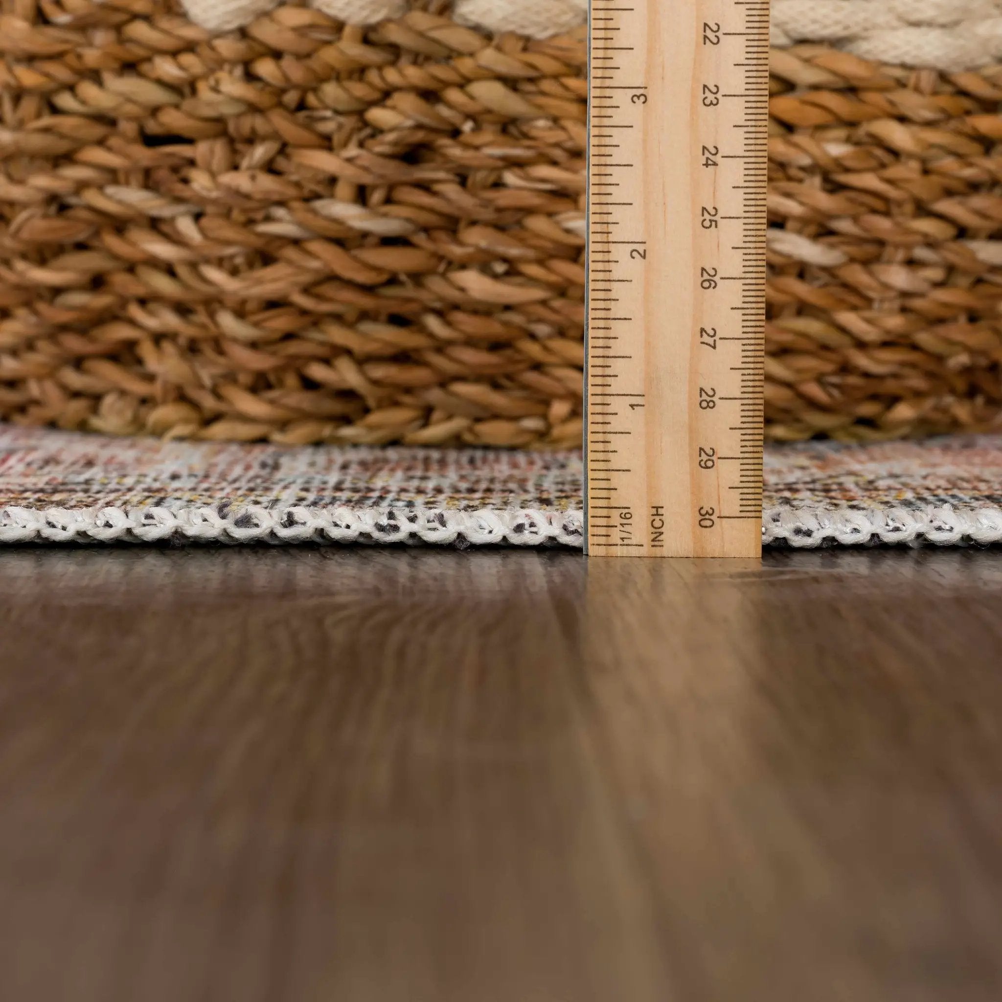 Urpi Rose & Brown Washable Area Rug by Hauteloom