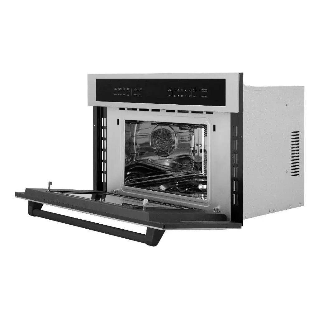 ZLINE 30” Convection Microwave, Stainless Steel, Matte Black MWOZ-30-MB by Farmhouse Kitchen and Bath