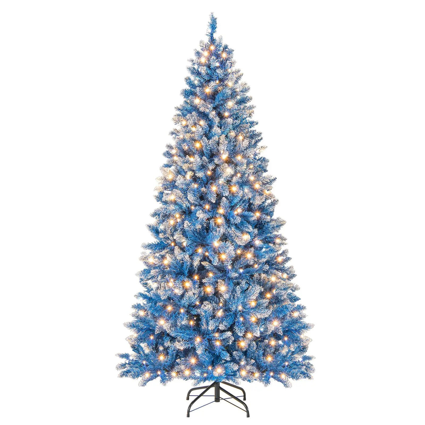 6/7/8/9 FT Artificial Christmas Tree with 767 Snowy Branch Tips by DirectDeals