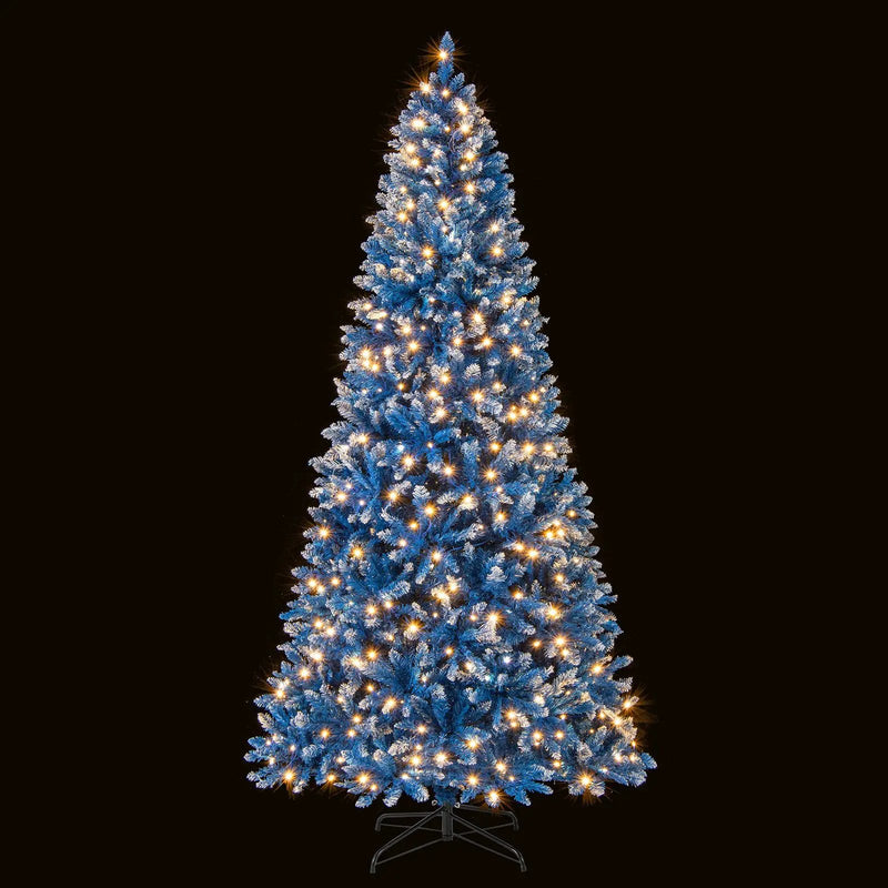 6/7/8/9 FT Artificial Christmas Tree with 767 Snowy Branch Tips by DirectDeals