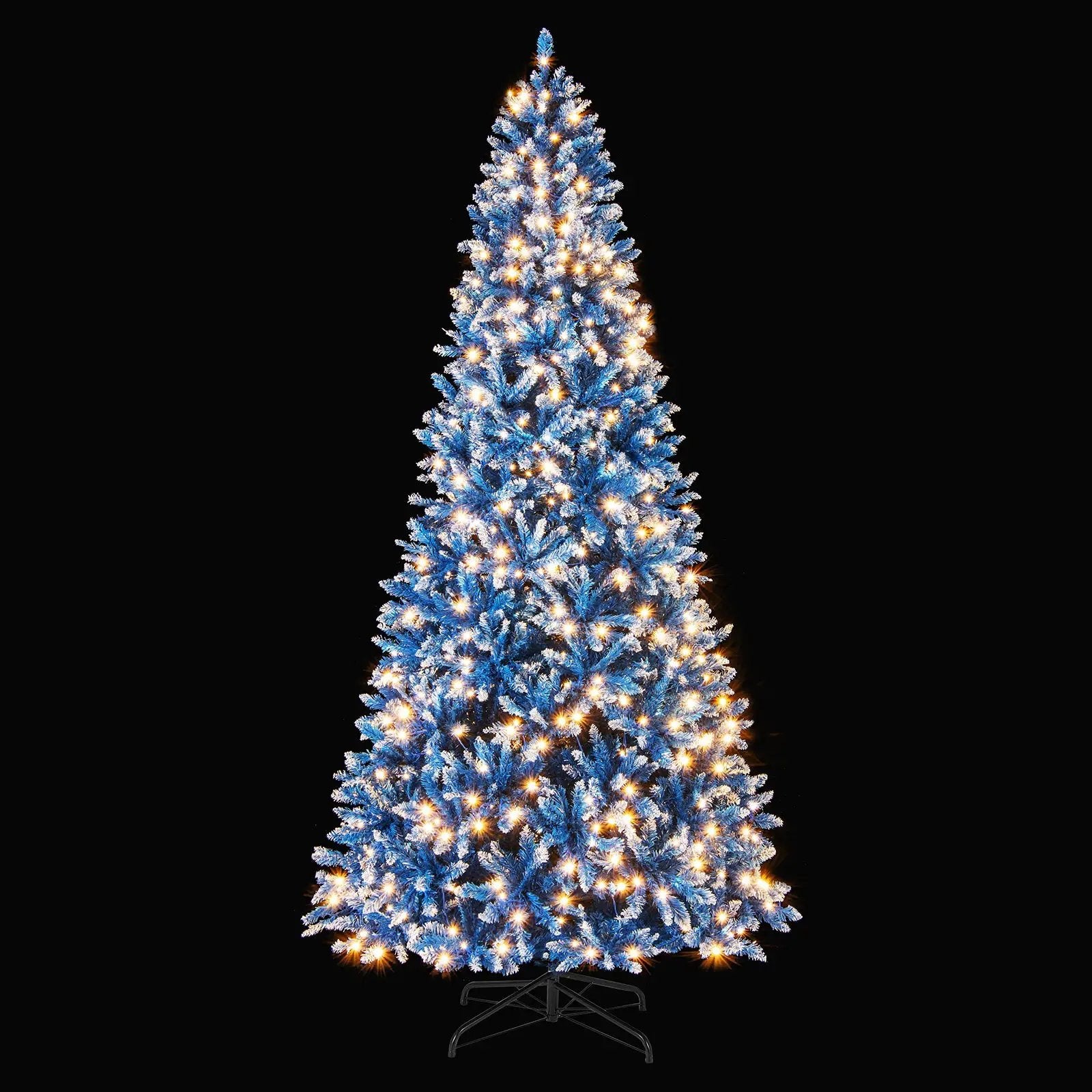 6/7/8/9 FT Artificial Christmas Tree with 767 Snowy Branch Tips by DirectDeals