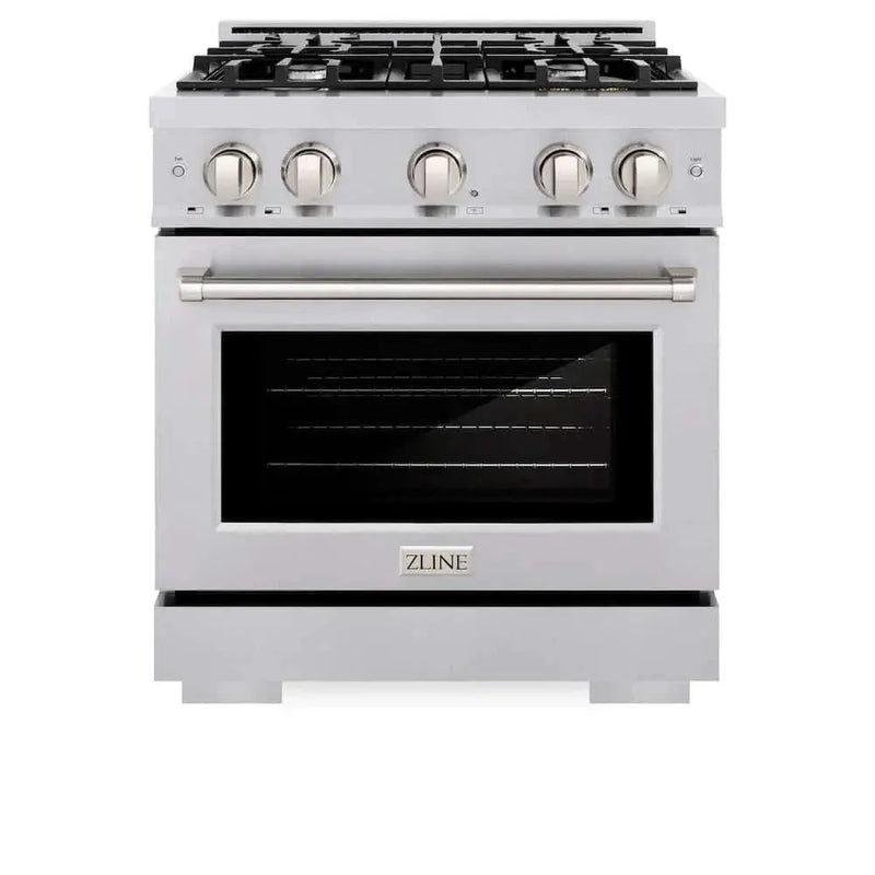 ZLINE 30" Select Gas Range Convection Gas Oven Stainless Steel HGR30 by Farmhouse Kitchen and Bath