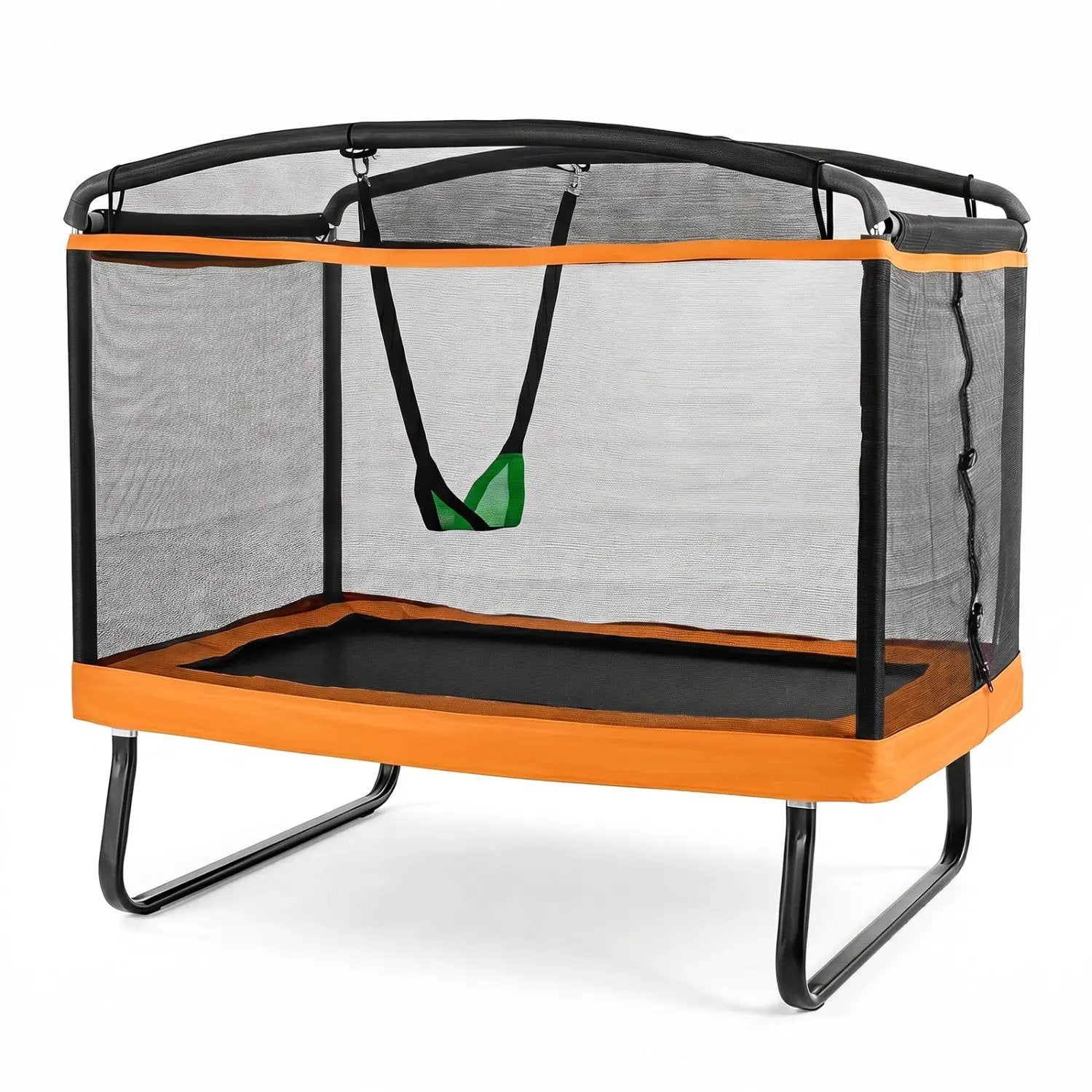 6 FT Kids Trampoline with Swing and Safety Enclosure Net by DirectDeals