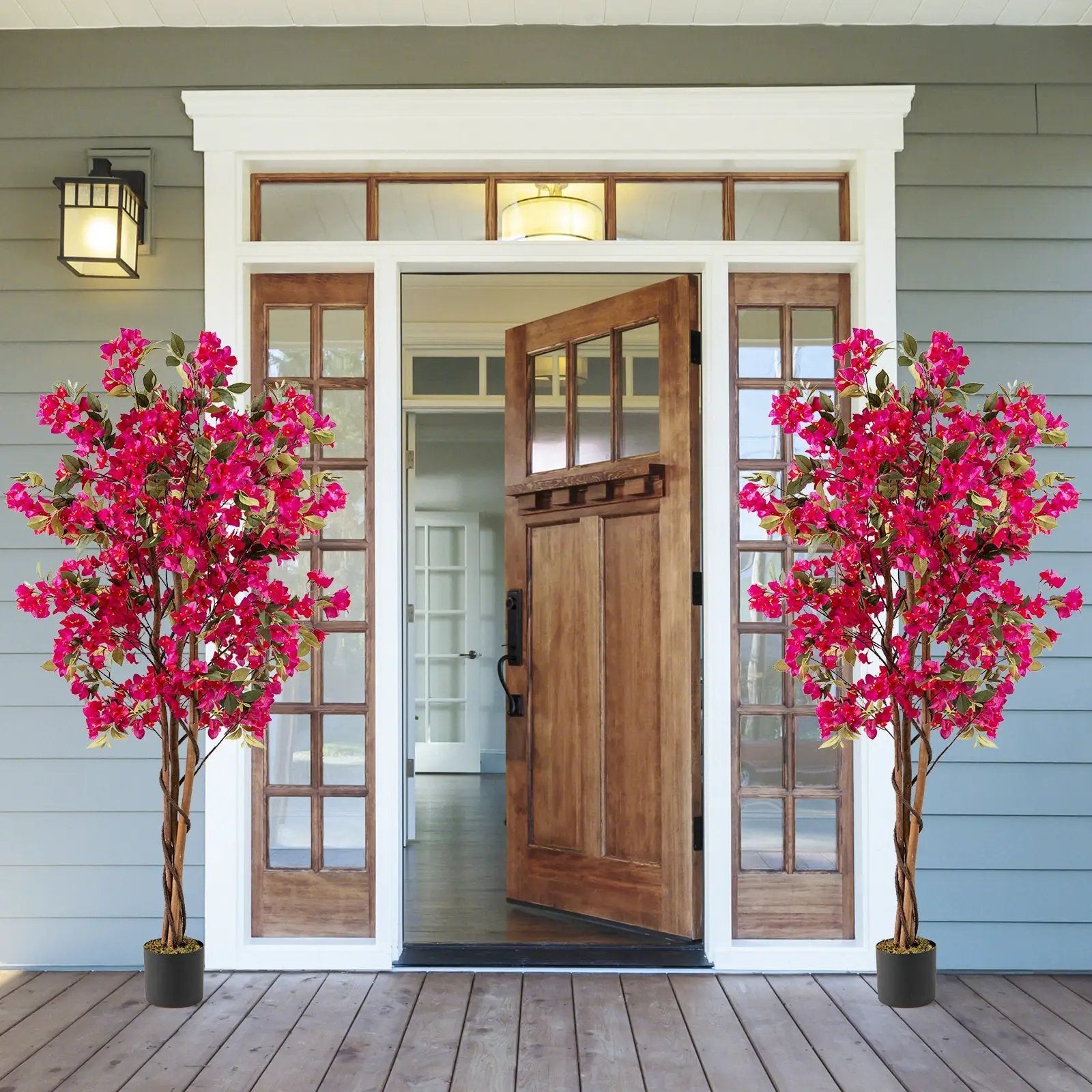 6 Feet Artificial Bougainvillea Tree with 910 Flowers by DirectDeals