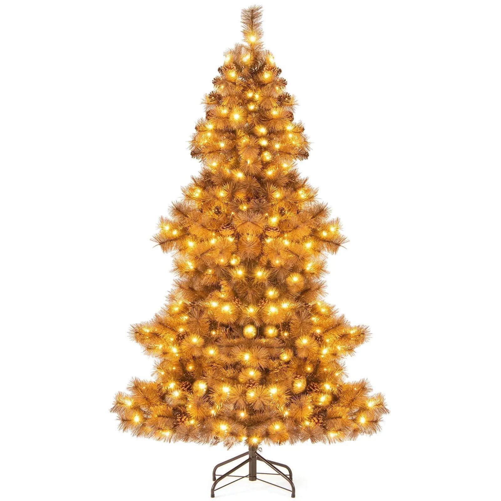 6 Feet Artificial Christmas Tree with 493 Branch Tips for Home Office Carnival by DirectDeals