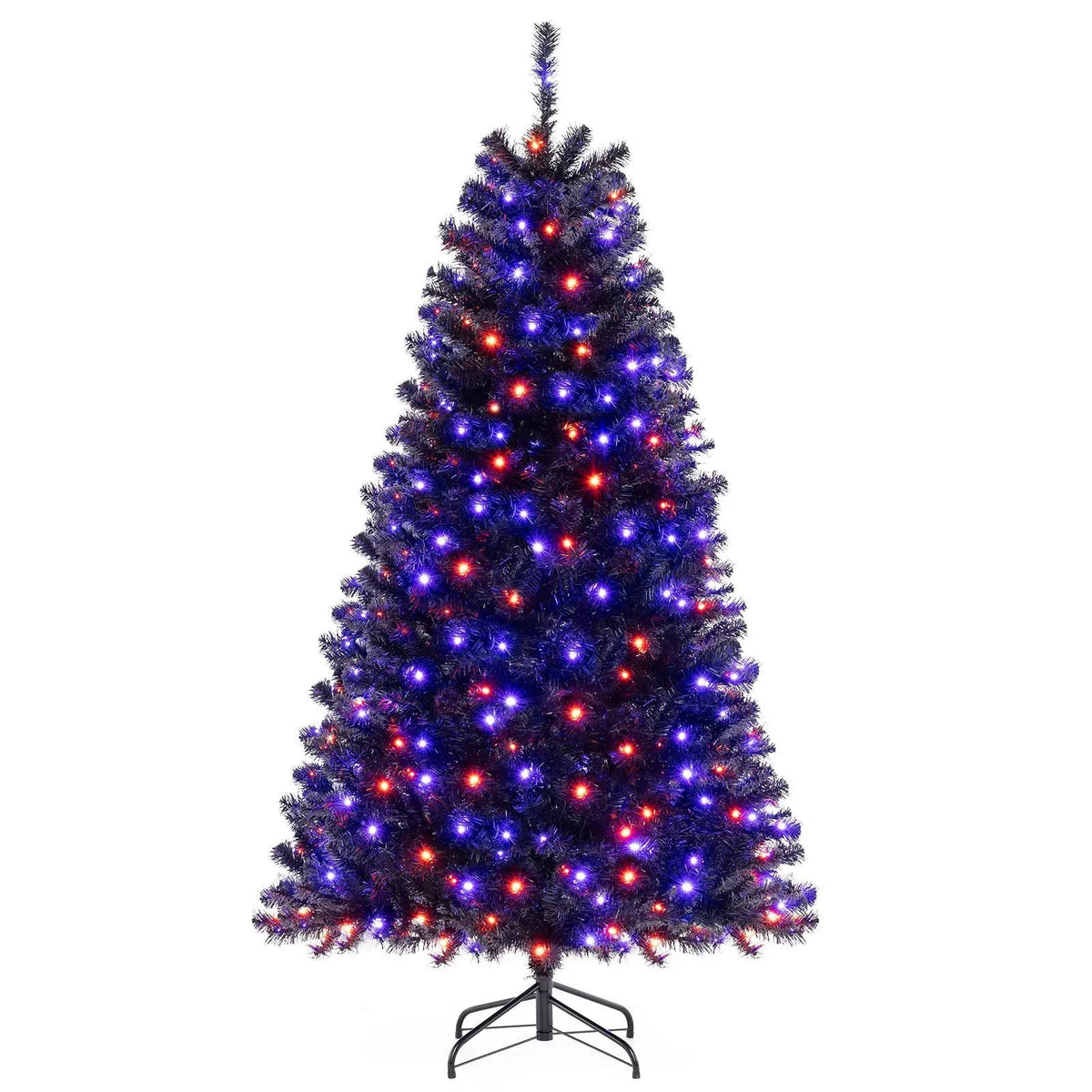 6/7/8 Feet Artificial Christmas Tree with 6 Lighting Modes and Spooky Sounds by DirectDeals