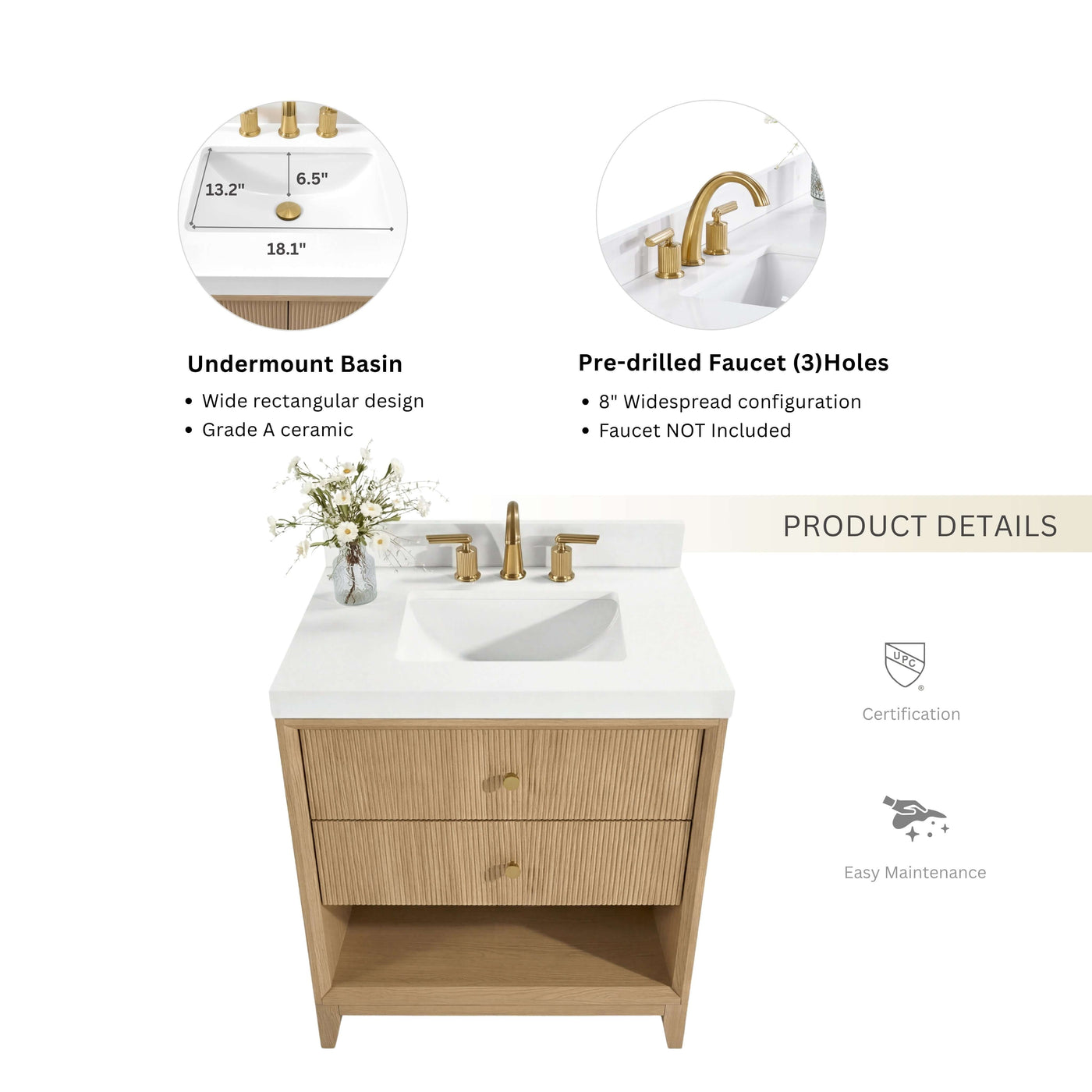 Momo 30" Bath Vanity Set by Ancerre Designs