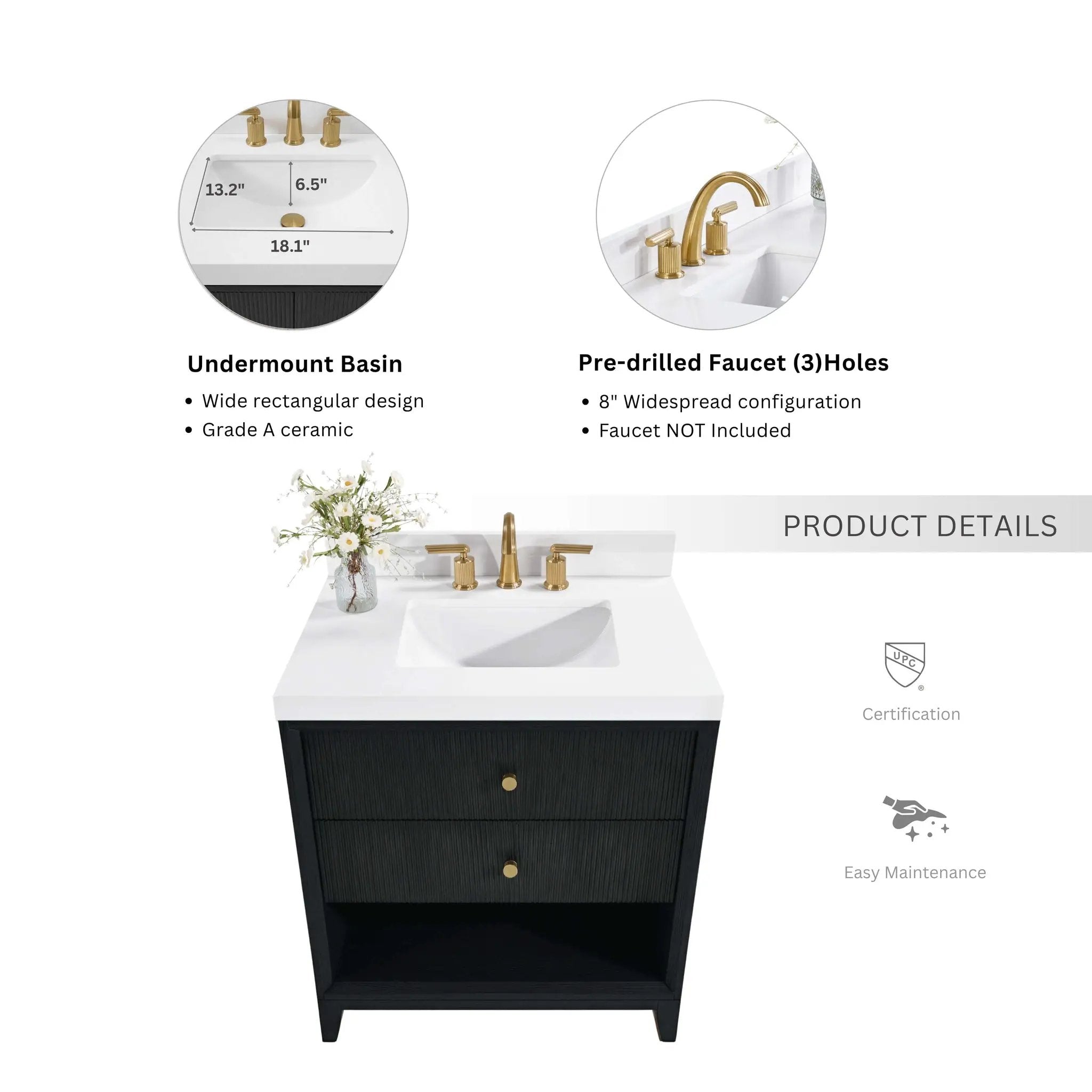 Momo 24" Bath Vanity Set by Ancerre Designs