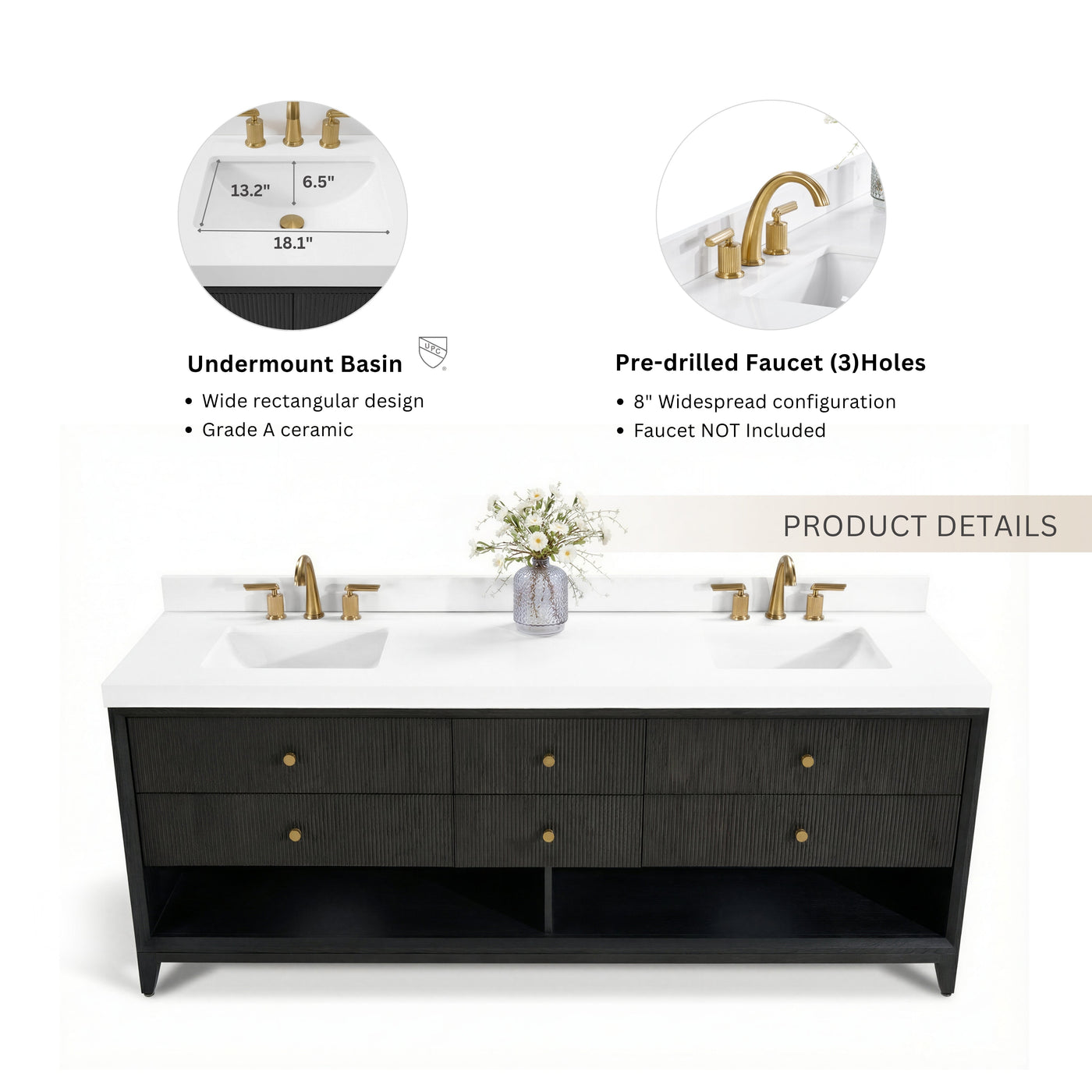 Momo 72" Bath Vanity Set by Ancerre Designs