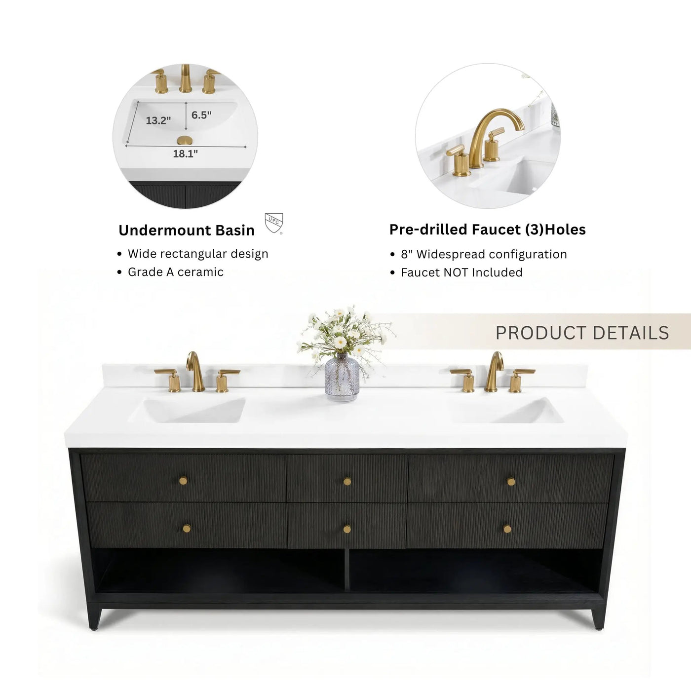 Momo 84" Bath Vanity Set by Ancerre Designs