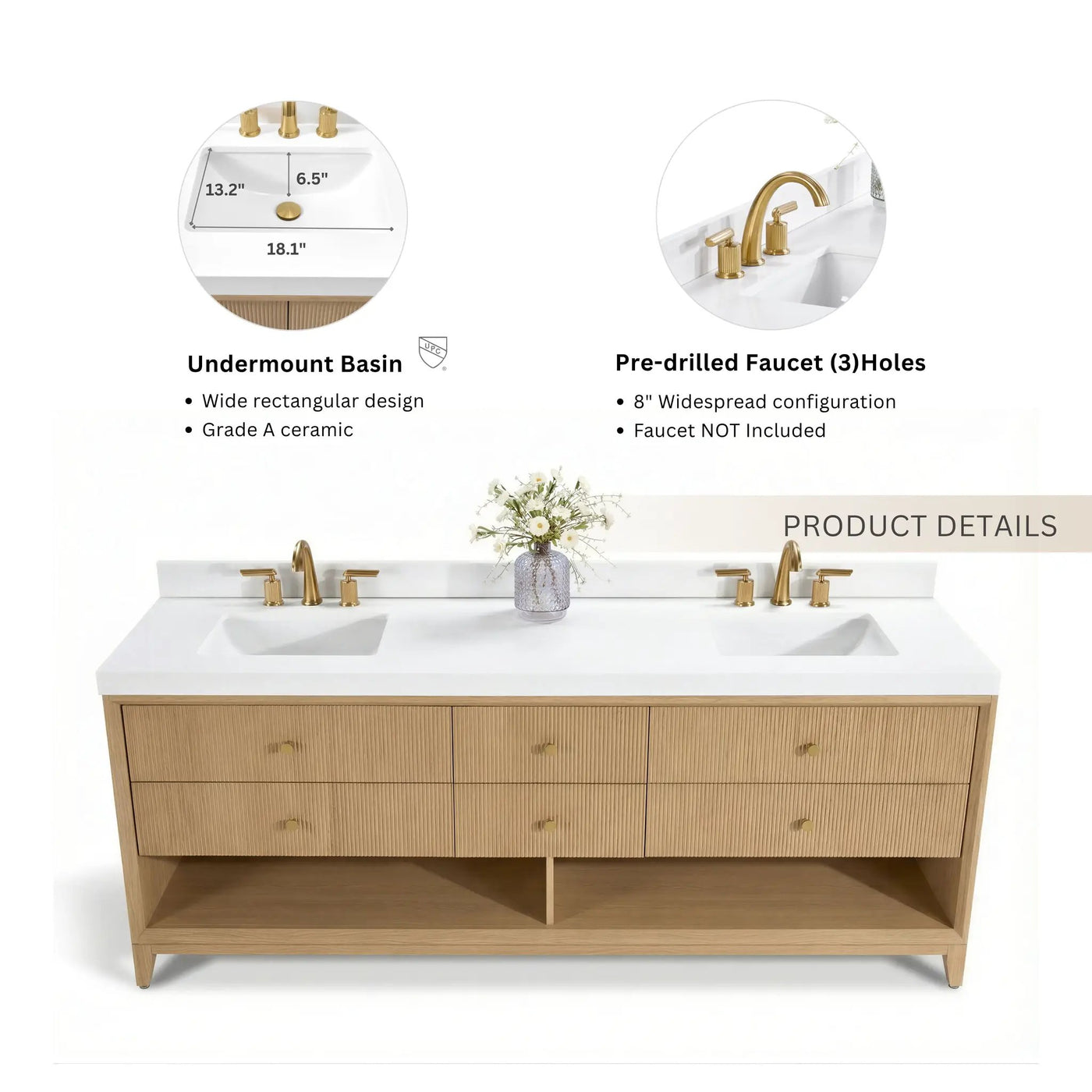 Momo 84" Bath Vanity Set by Ancerre Designs