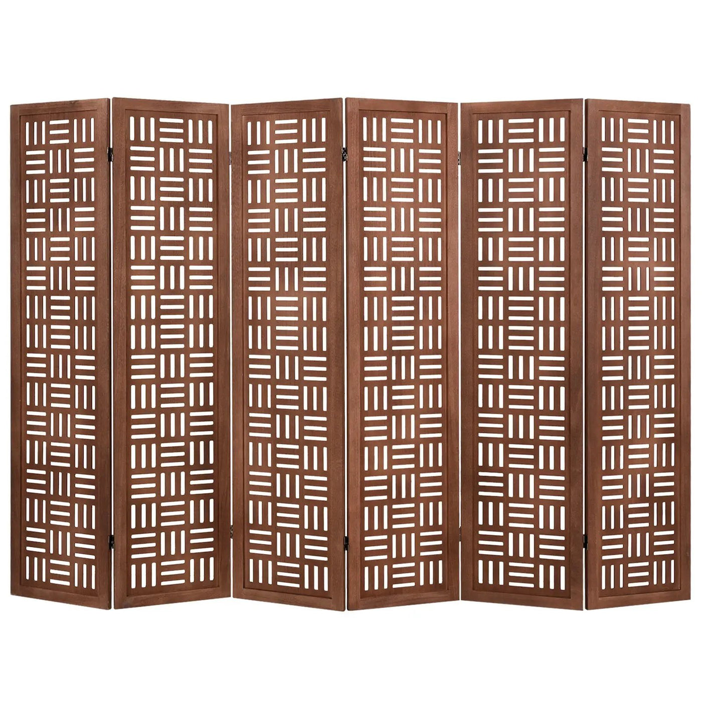 4-Panel Solid Wood Room Divider Folding Partition Stand by DirectDeals
