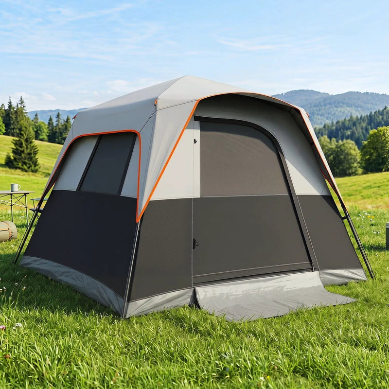 6-Person Instant Cabin Tent with Blackout Rainfly by DirectDeals