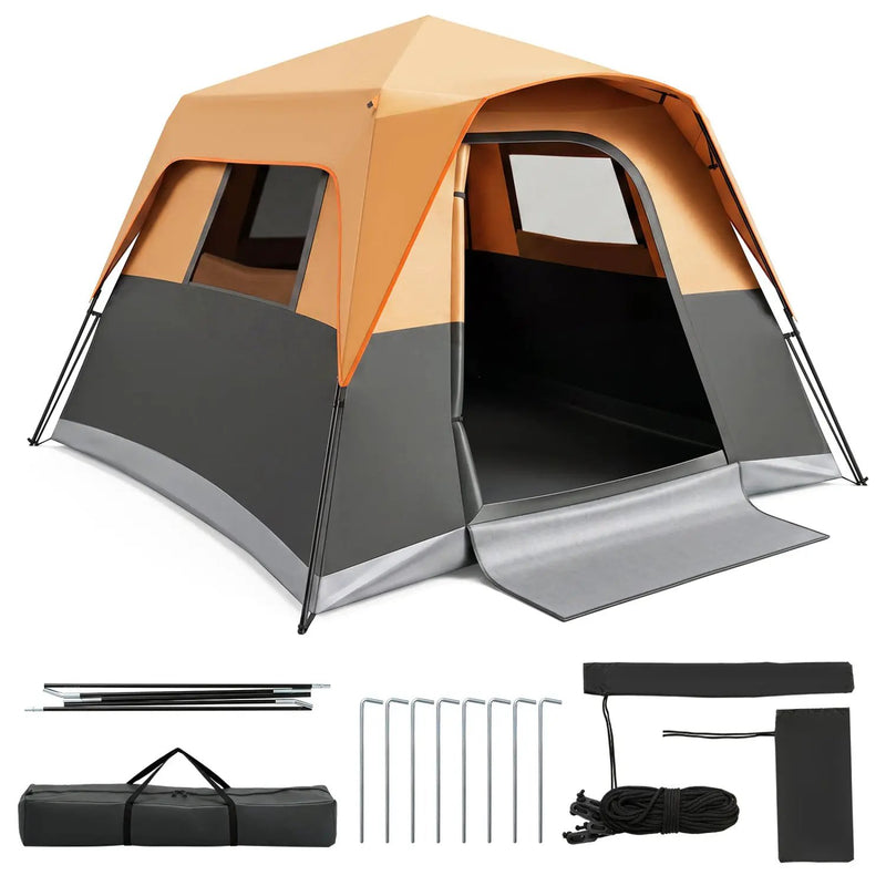 6-Person Instant Cabin Tent with Blackout Rainfly by DirectDeals