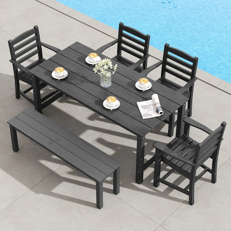 Rubber Wood Dining Chairs Set of 2 with Hollowed Backrest by DirectDeals