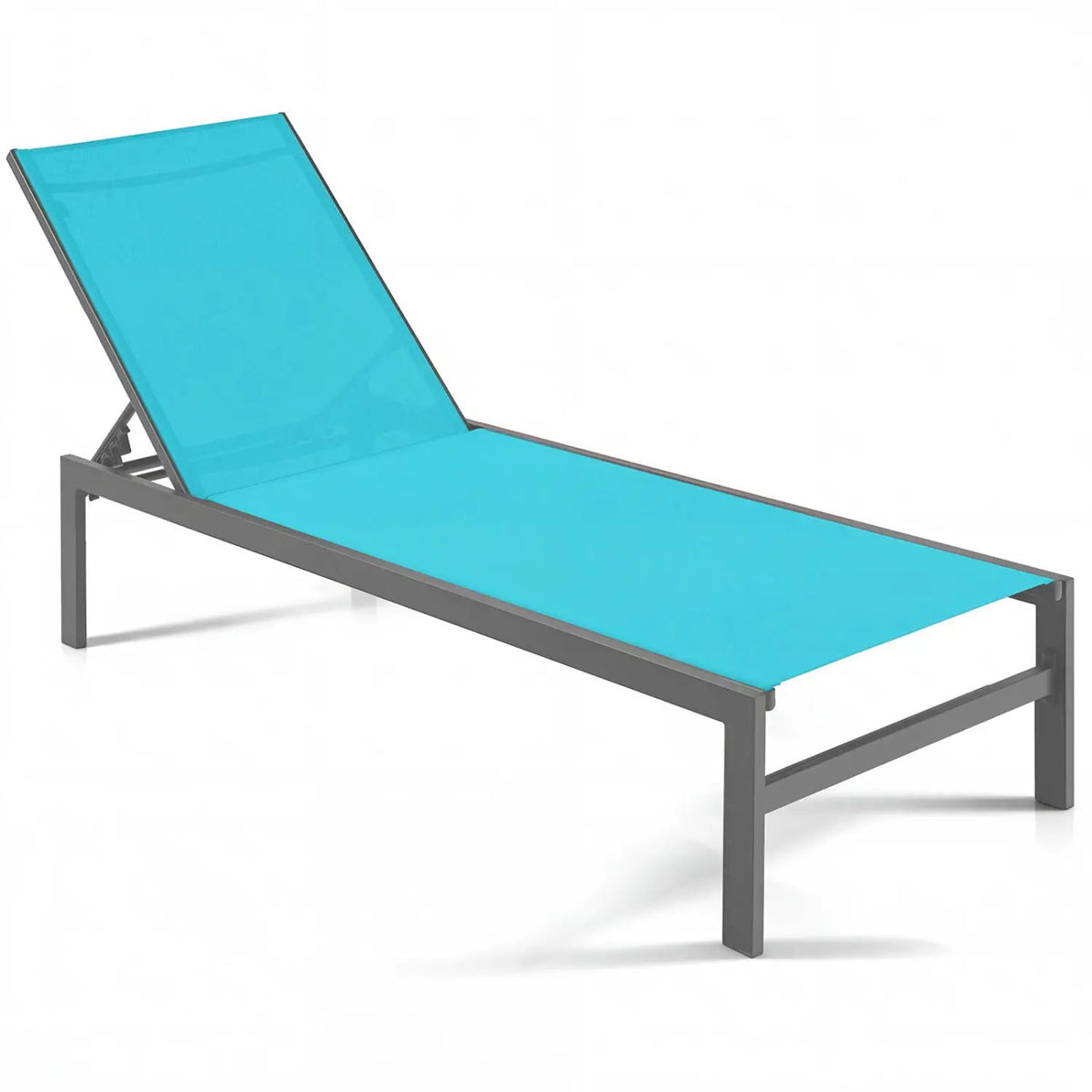 6-Position Chaise Lounge Chairs with Rustproof Aluminium Frame by DirectDeals