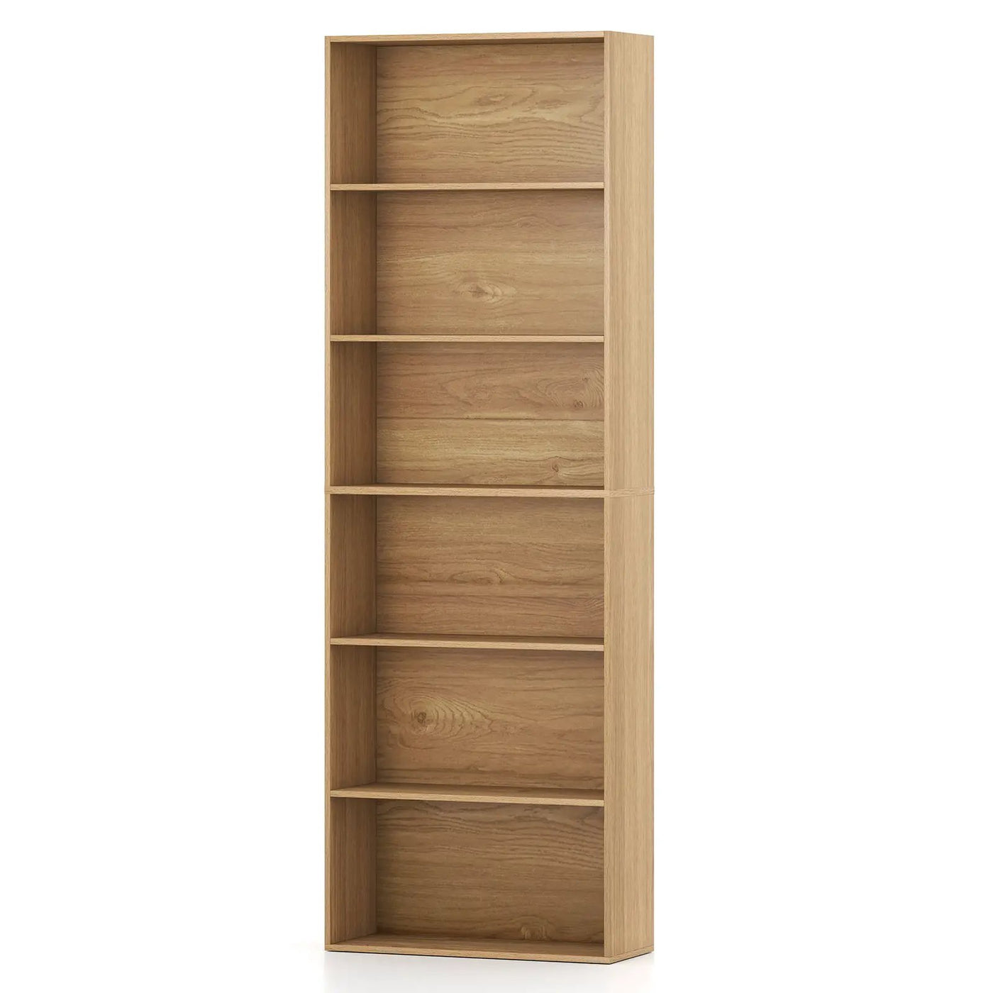 6-Tier Bookcase with 6 Open Shelves and Anti-Toppling Kits by DirectDeals