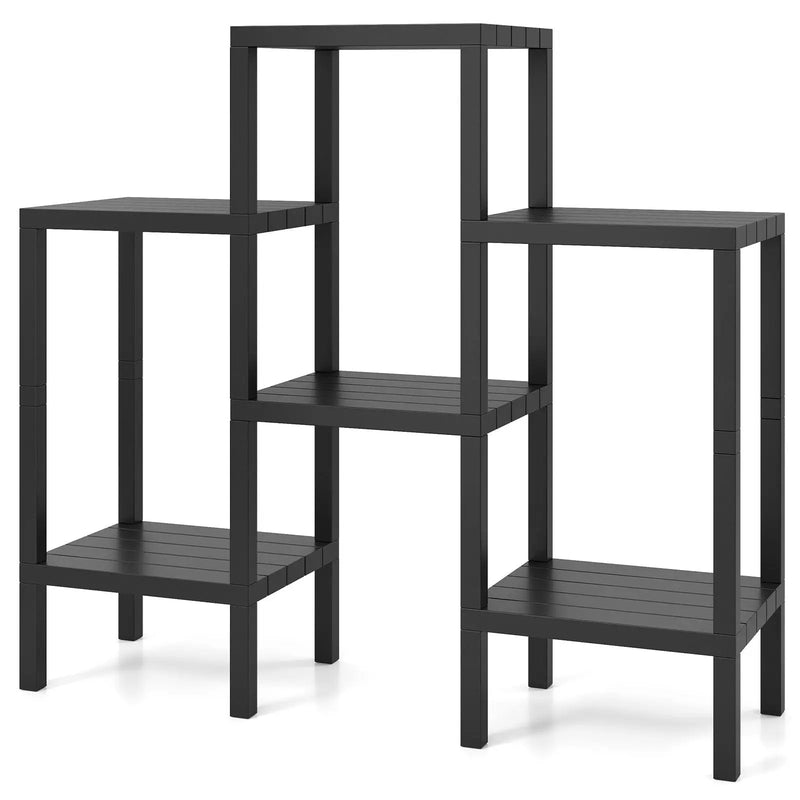 6-Tier Plastic Modular Storage Shelves for Living Room and Kitchen by DirectDeals