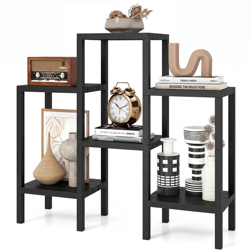6-Tier Plastic Modular Storage Shelves for Living Room and Kitchen by DirectDeals