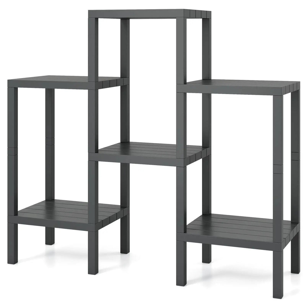 6-Tier Plastic Modular Storage Shelves for Living Room and Kitchen by DirectDeals