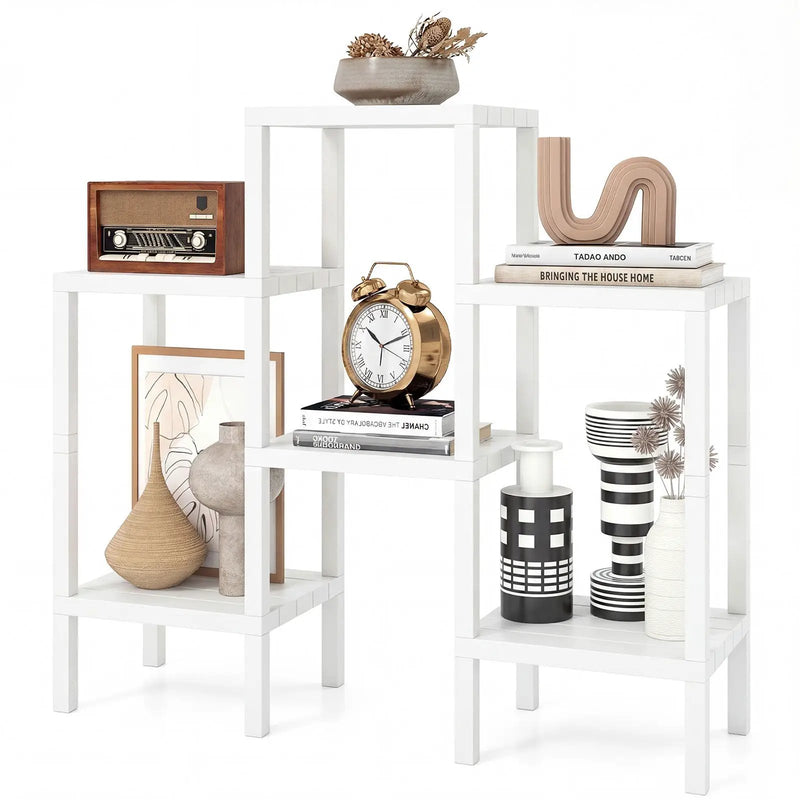 6-Tier Plastic Modular Storage Shelves for Living Room and Kitchen by DirectDeals