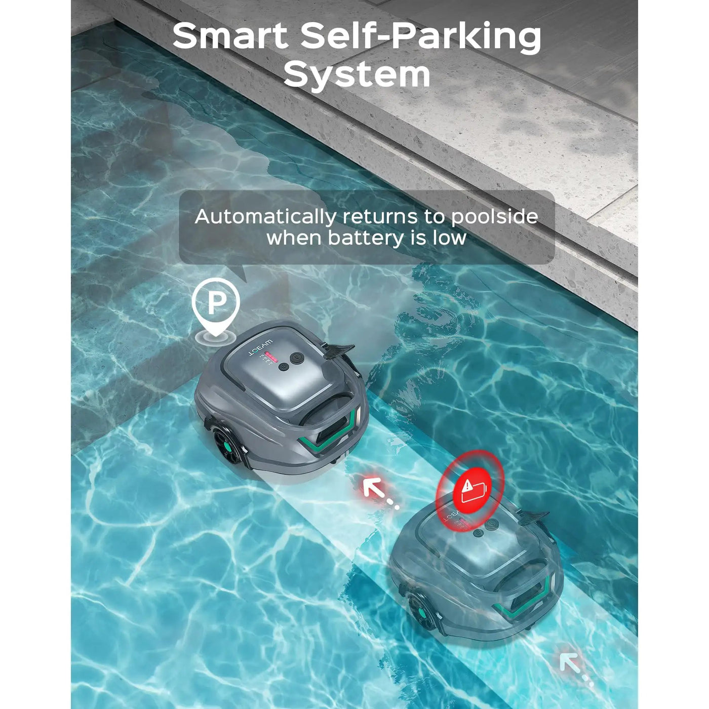 (2026 Upgrade) WYBOT A1 Cordless Robotic Pool Cleaner by WYBOT