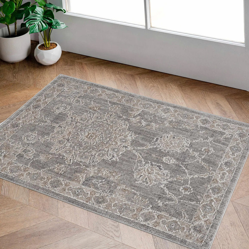Monterey Gray Thick Luxe Persian Rug by Boutique Rugs