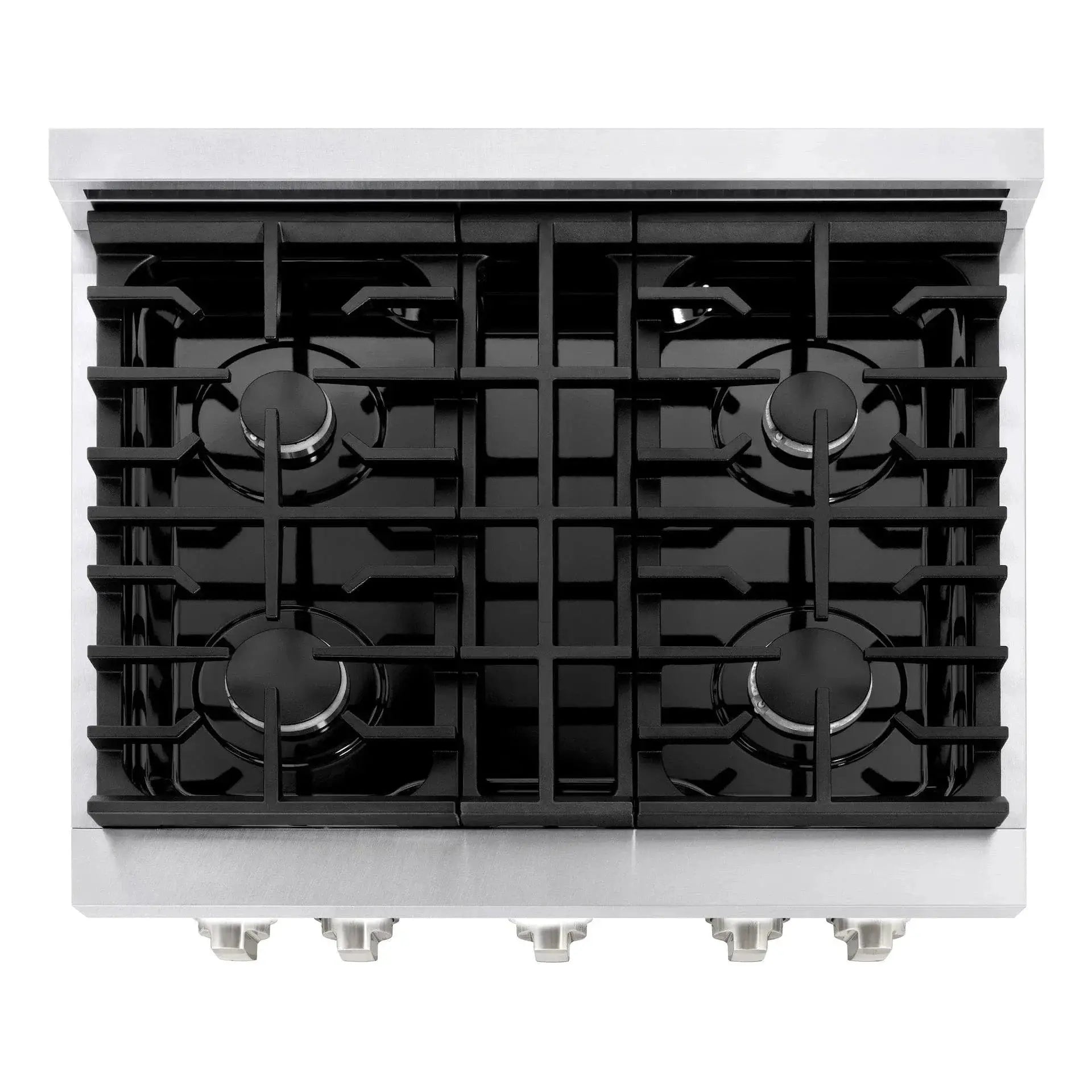 ZLINE 30"Paramount Dual Fuel Range DuraSnow® Stainless Steel SDRS-30 by Farmhouse Kitchen and Bath