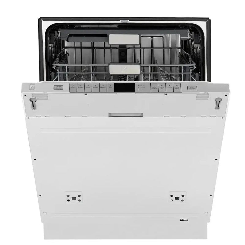 ZLINE Autograph Edition 24" Tall Tub Dishwasher, Custom Panel Ready, Champagne Bronze Handle DWMTZ-24-CB by Farmhouse Kitchen and Bath
