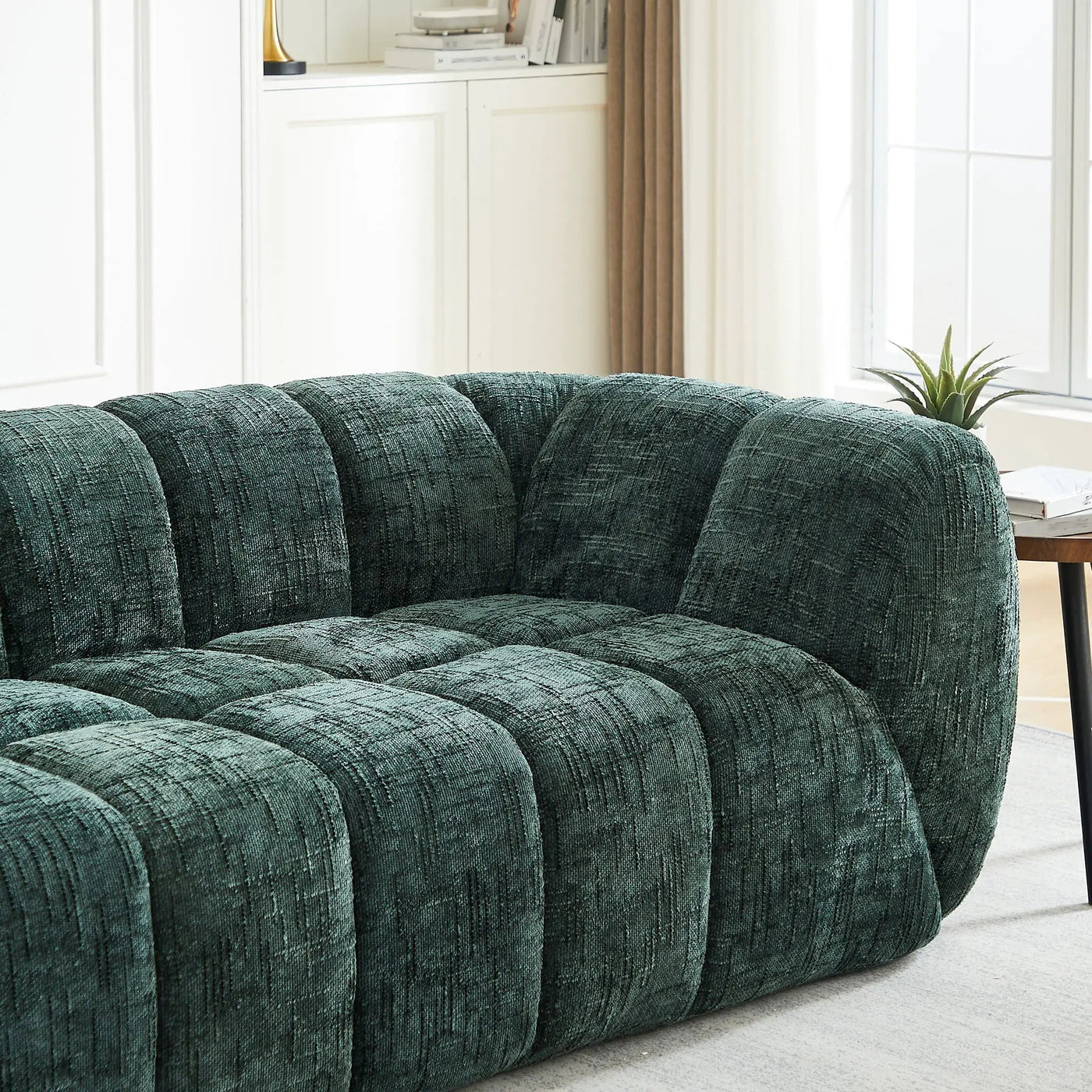 Modern Sofa With Piano Key Backrest by HouseOfZazla
