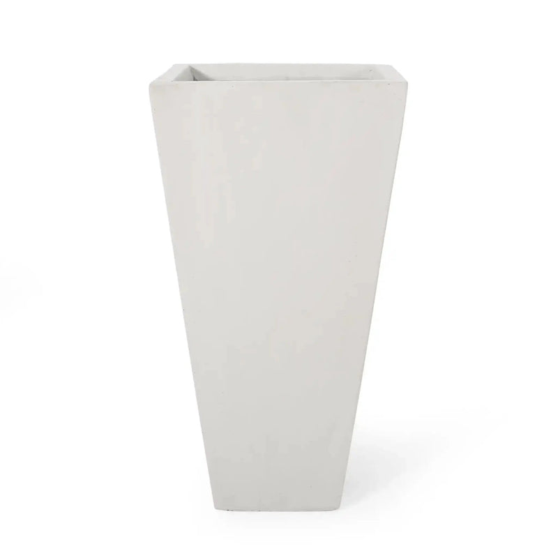 Outdoor Modern Cast Stone Planter by HouseOfZazla