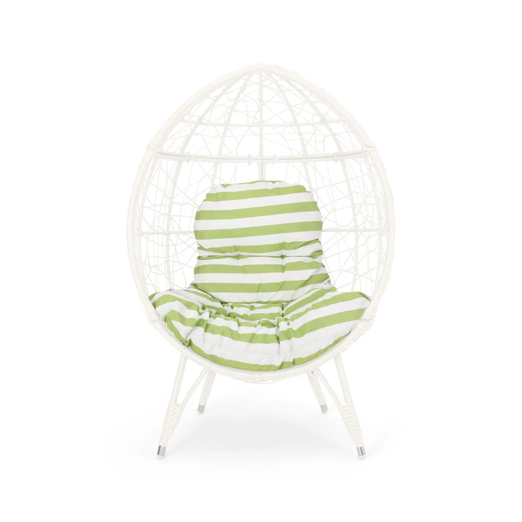 Cosmos - Round Hammered Iron Teardrop Chair by HouseOfZazla