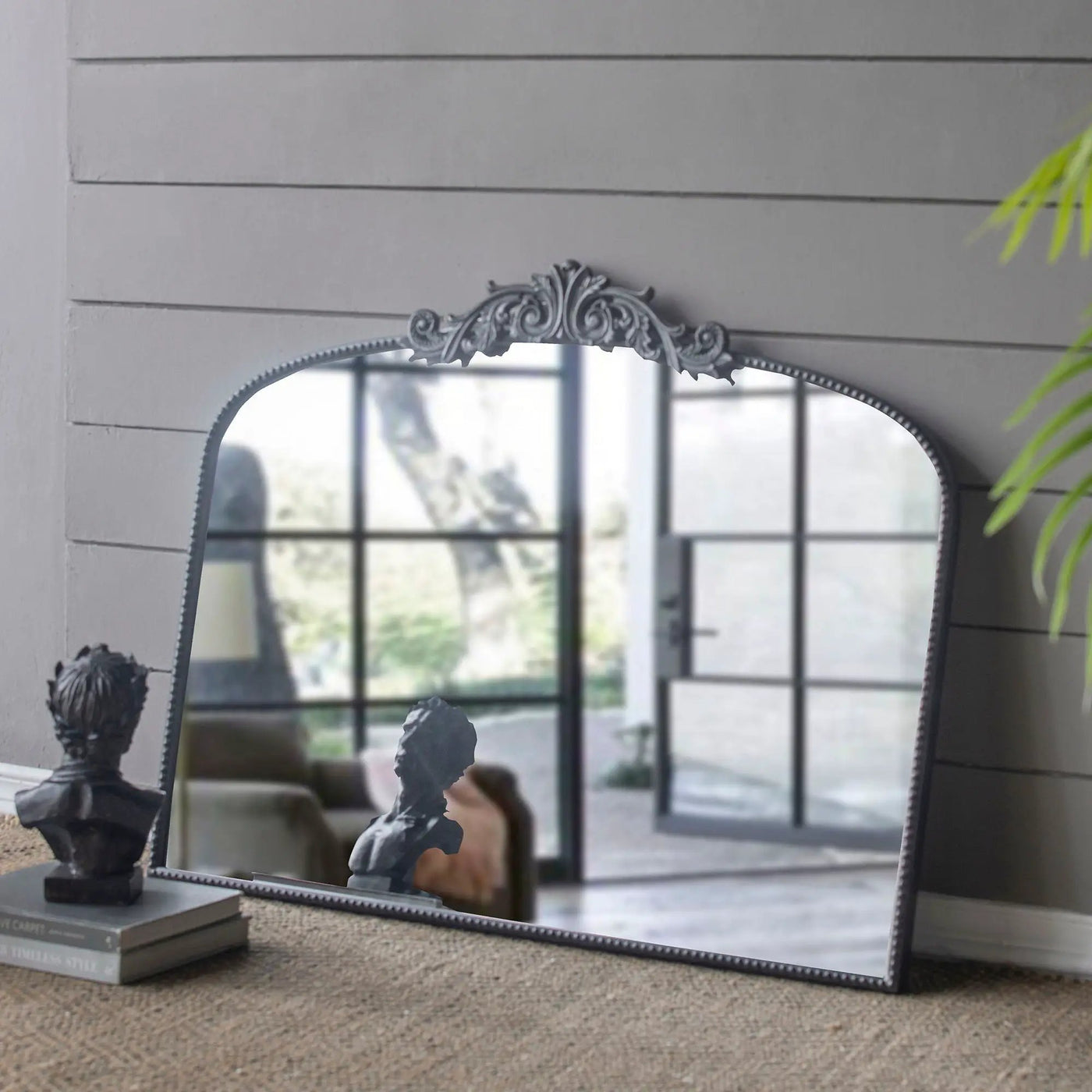 Arch Mirror, Baroque Inspired Wall Decor For Bathroom, Bedroom, Living Room by Unique Piece Furniture