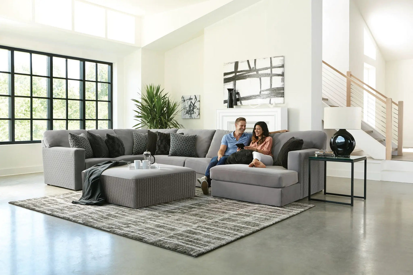 Carlsbad Modular Sectional - Cocktail Ottoman by Unique Piece Furniture