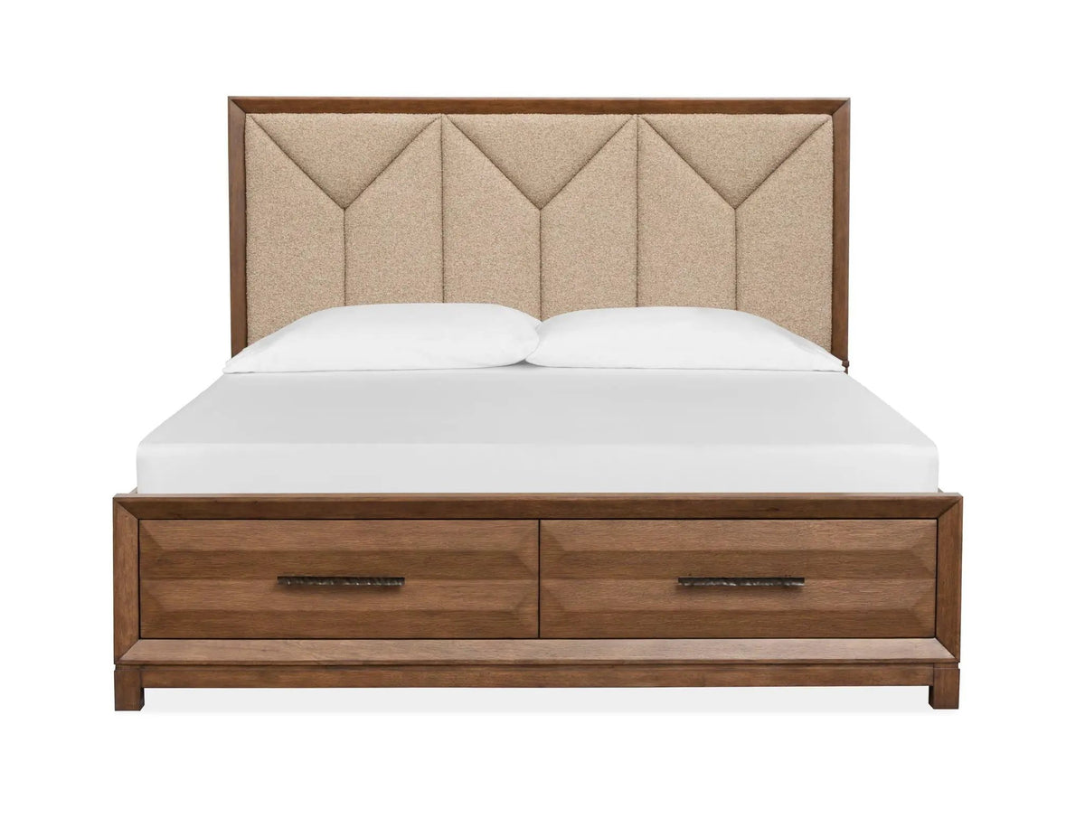 Callisto - Upholstered Panel Storage Bed, photo 5 of 7
