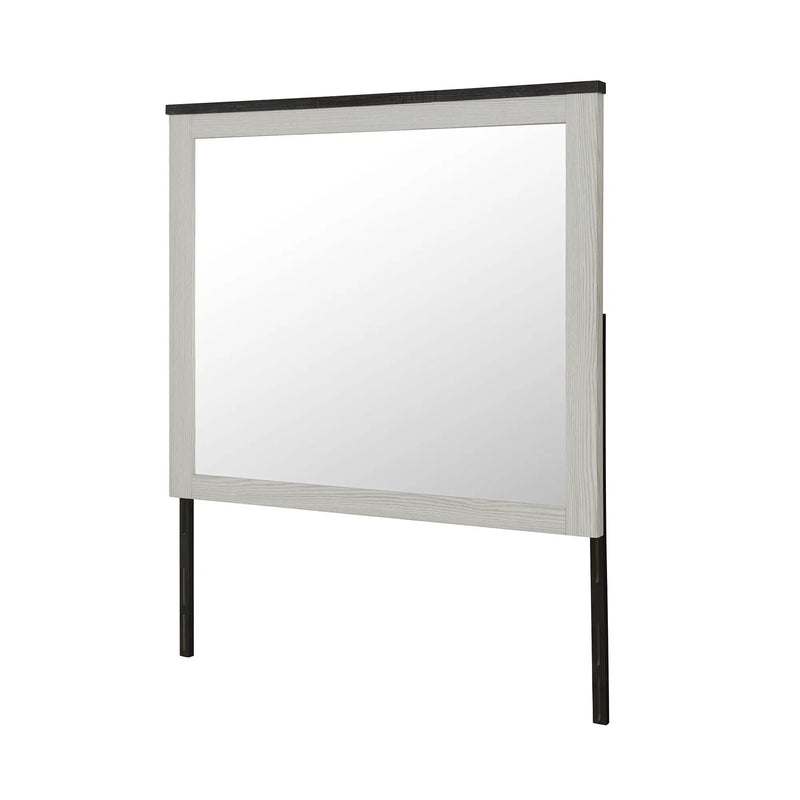 Avery - Mirror With Sleek Frame Large Scale Mirror For Dresser - Beige by HouseOfZazla