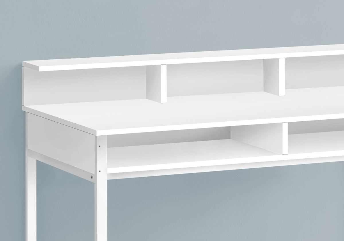 Computer Desk for Home Office with Standing Storage Shelves, photo 10 of 16