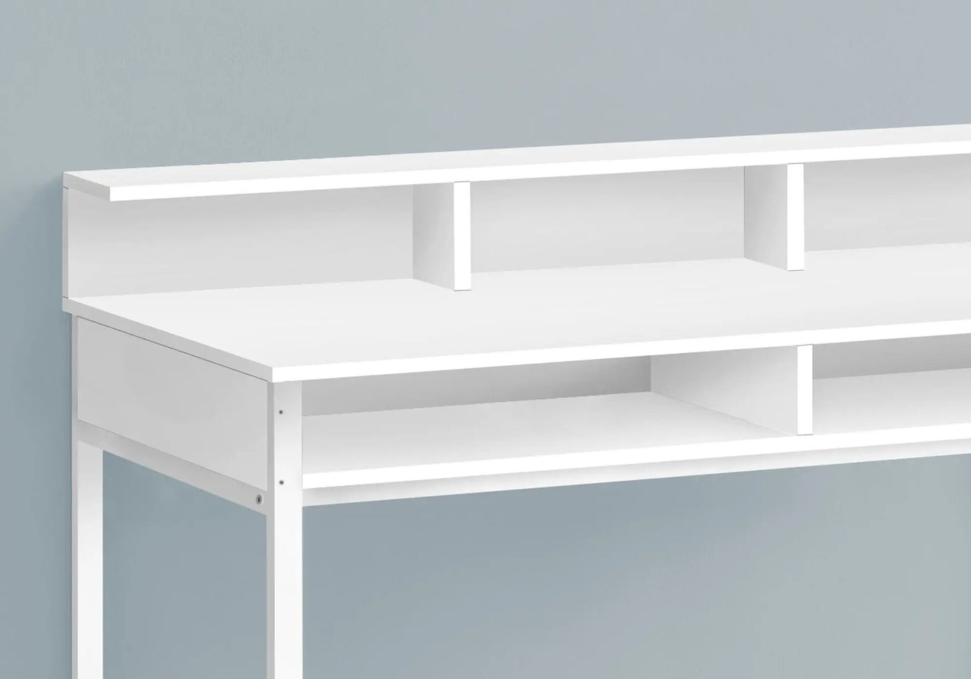 Computer Desk For Home Office, Standing, Storage Shelves, Laptop, Contemporary & Modern by Unique Piece Furniture