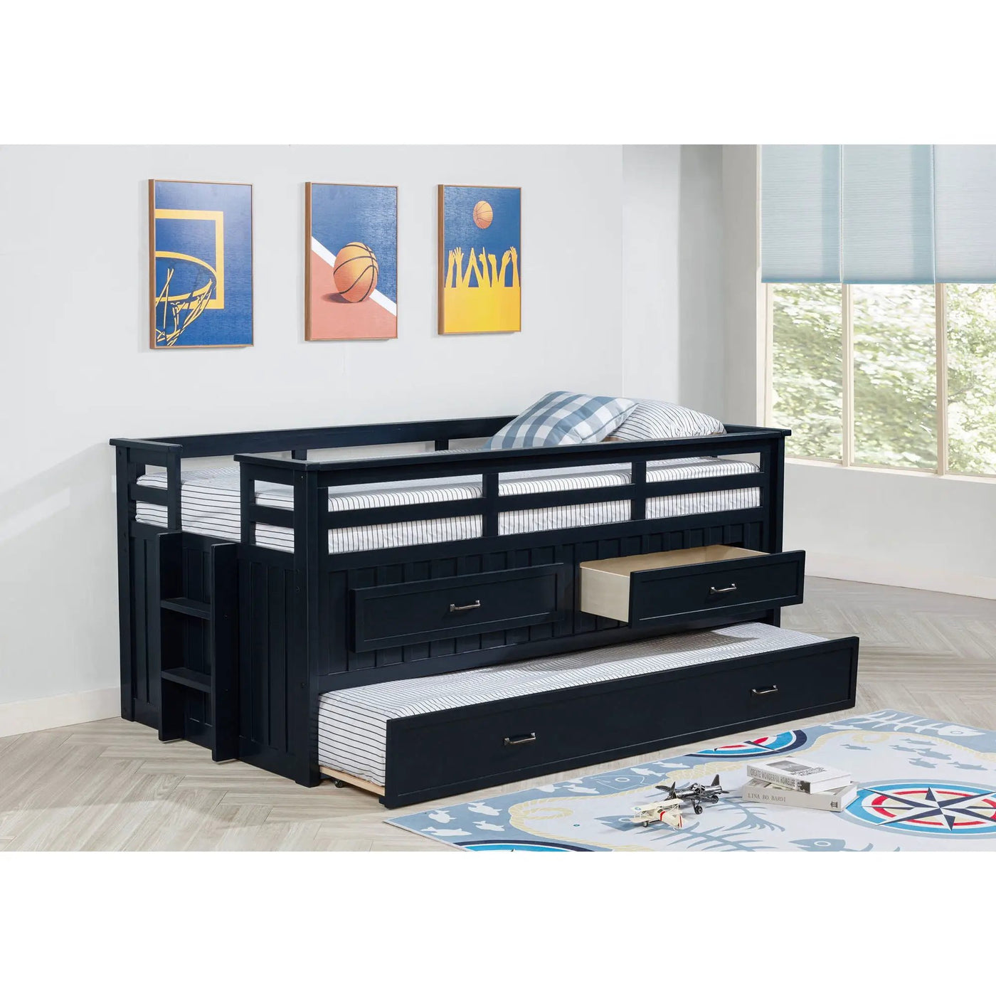 Starboard - Captain's Bed With Trundle by HouseOfZazla