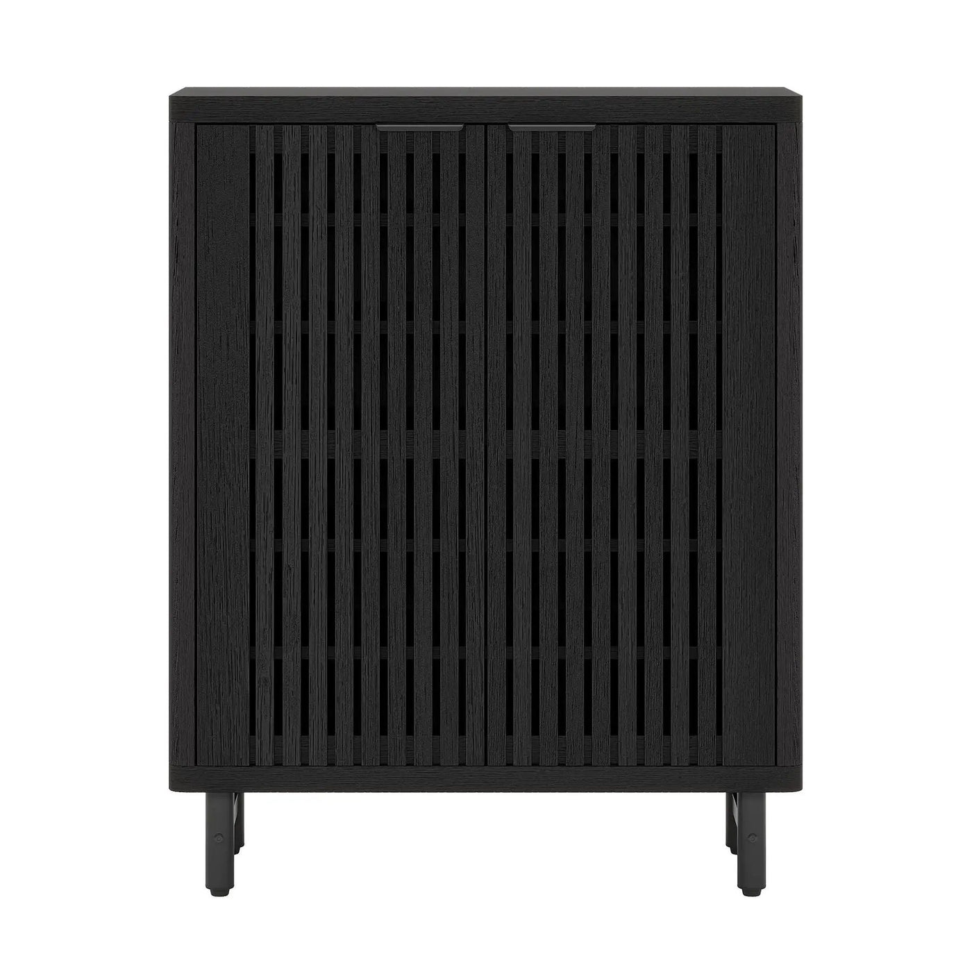 6 Tier Shoe Cabinet With Louvered Doors by HouseOfZazla