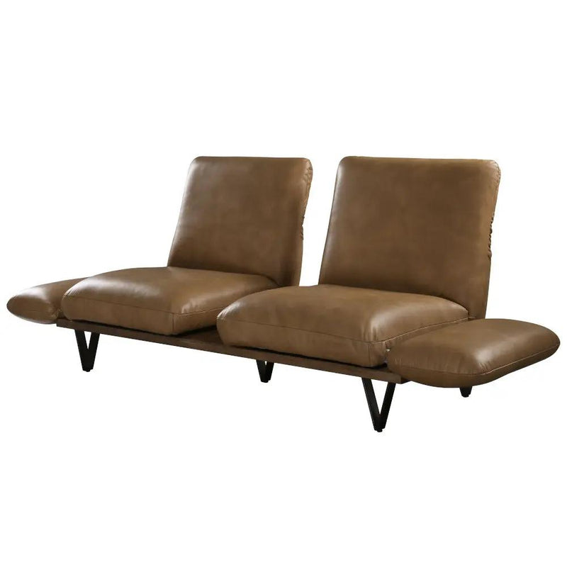 Narech - Sofa With Swivel - Nutmeg Top Grain Leather by Unique Piece Furniture