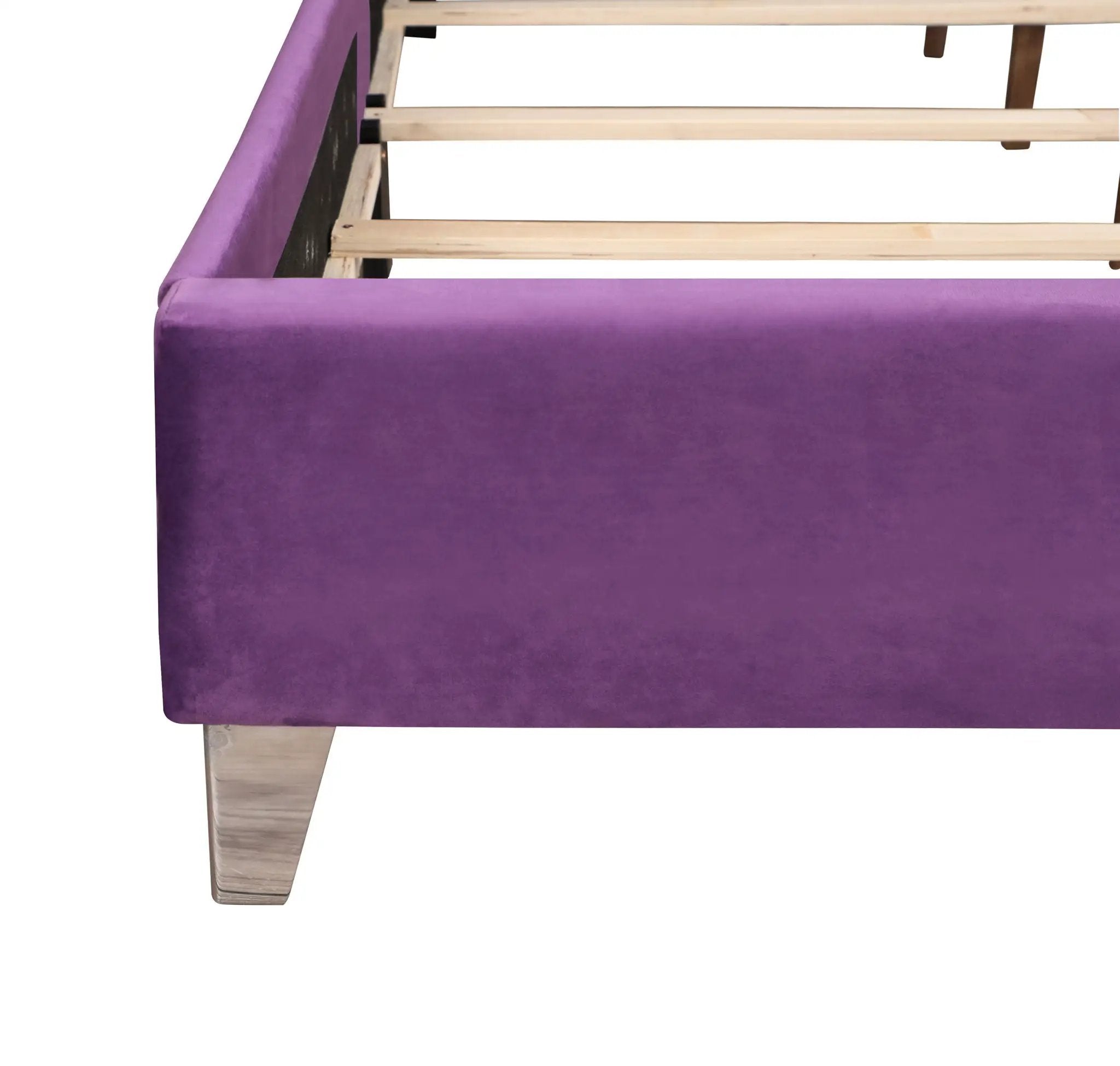 Upholstered Nailhead Trim Chic Bed by Unique Piece Furniture