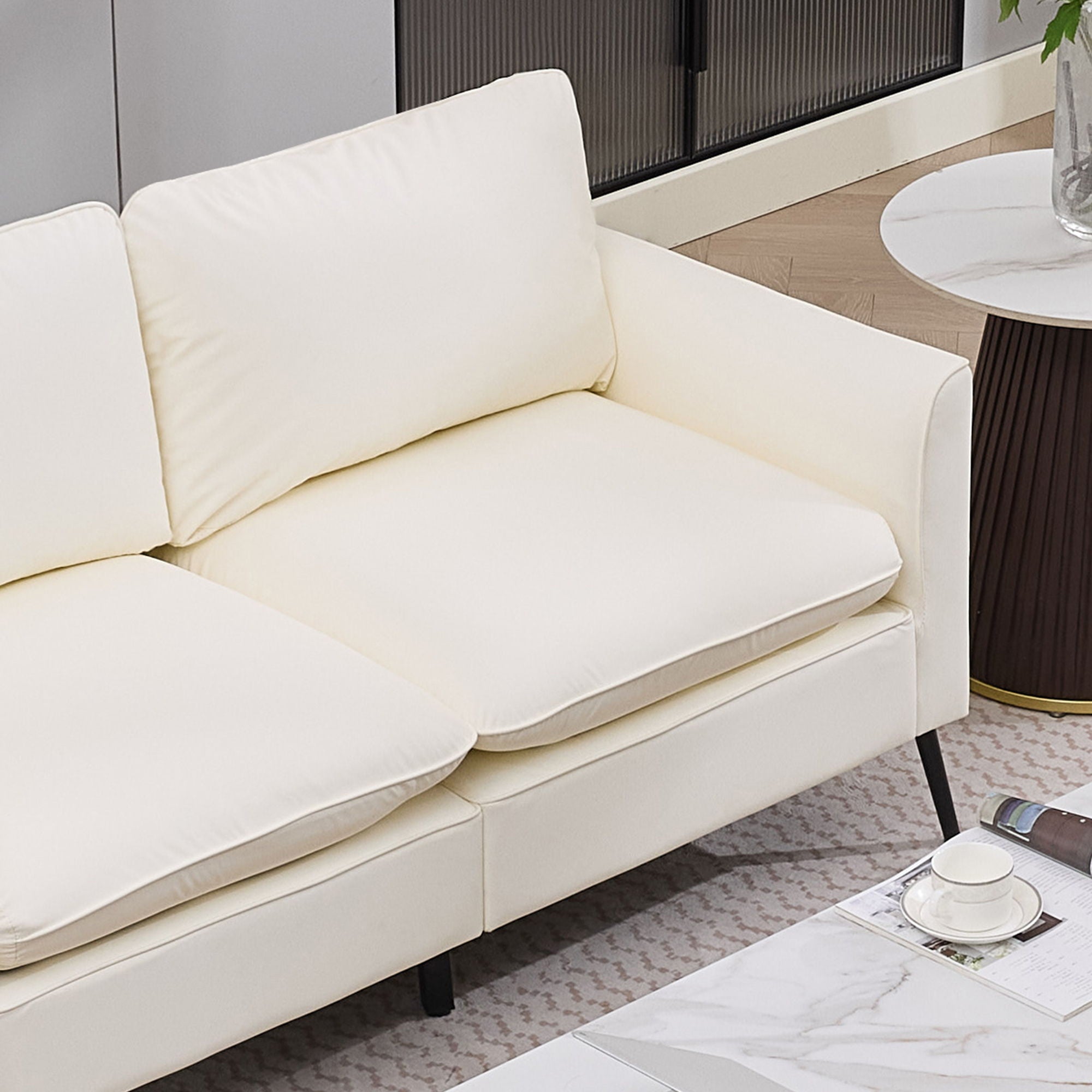 Upholstered Loveseat, For Living Room by HouseOfZazla
