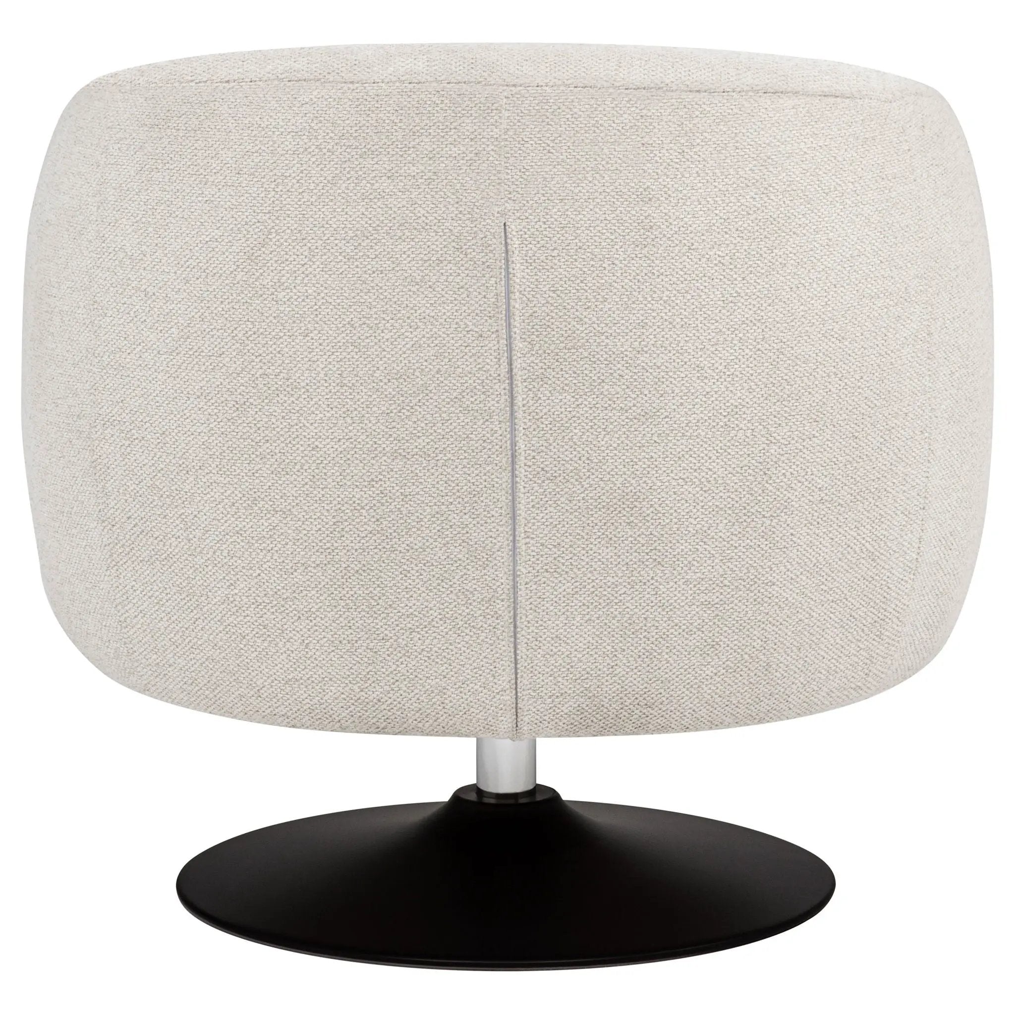 Dave Upholstered Barrel Back Swivel Club Chair Beige by Unique Piece Furniture