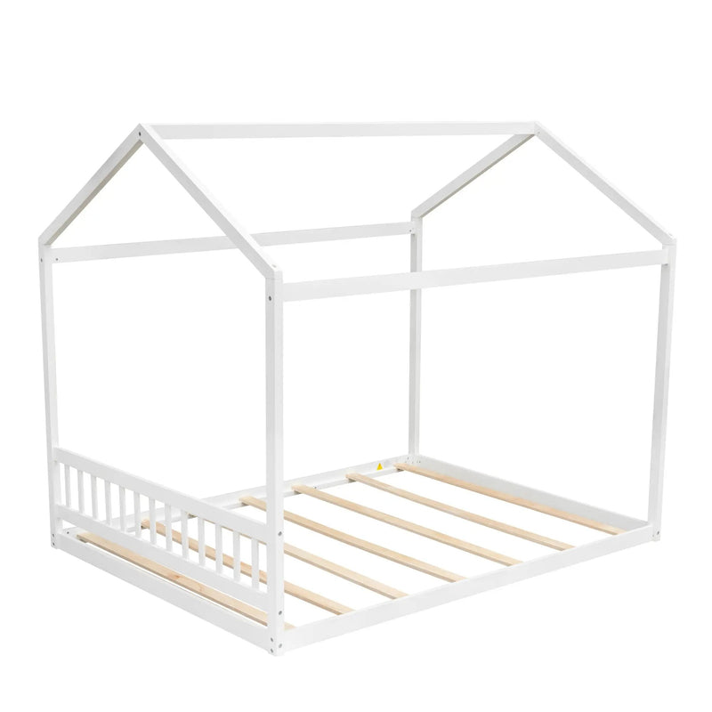 Wooden House Bed With Headboard by Unique Piece Furniture