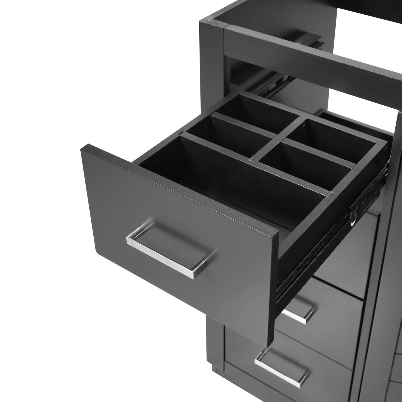 Retro Style Bathroom Vanity, 3 Drawers & Soft Closing Doors by HouseOfZazla