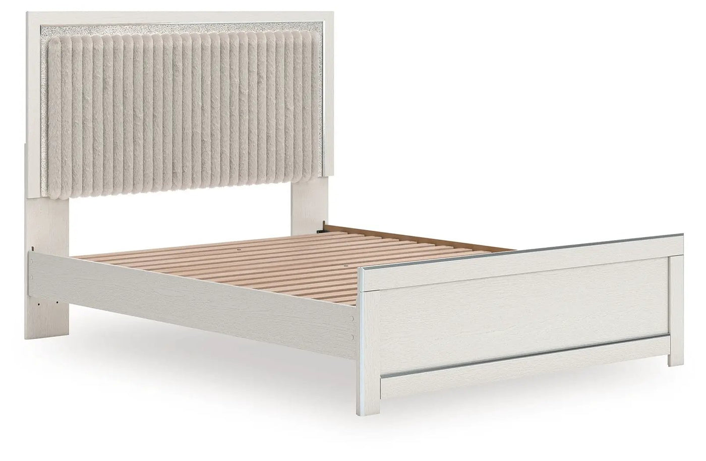 Zuraleus - Upholstered Panel Platform Bed With Roll Slats by Unique Piece Furniture