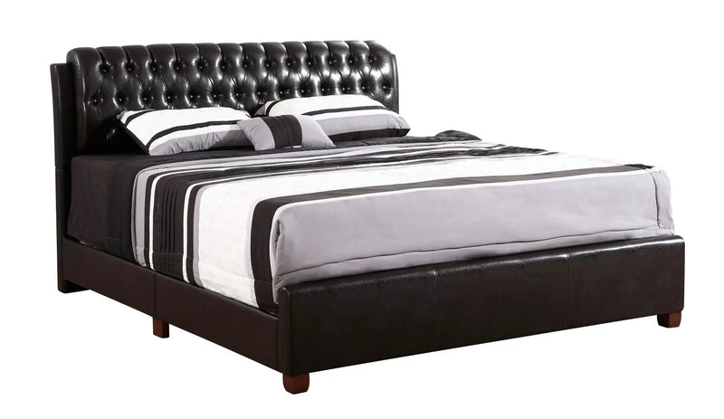 Marilla - King Bed - Dark Brown by HouseOfZazla