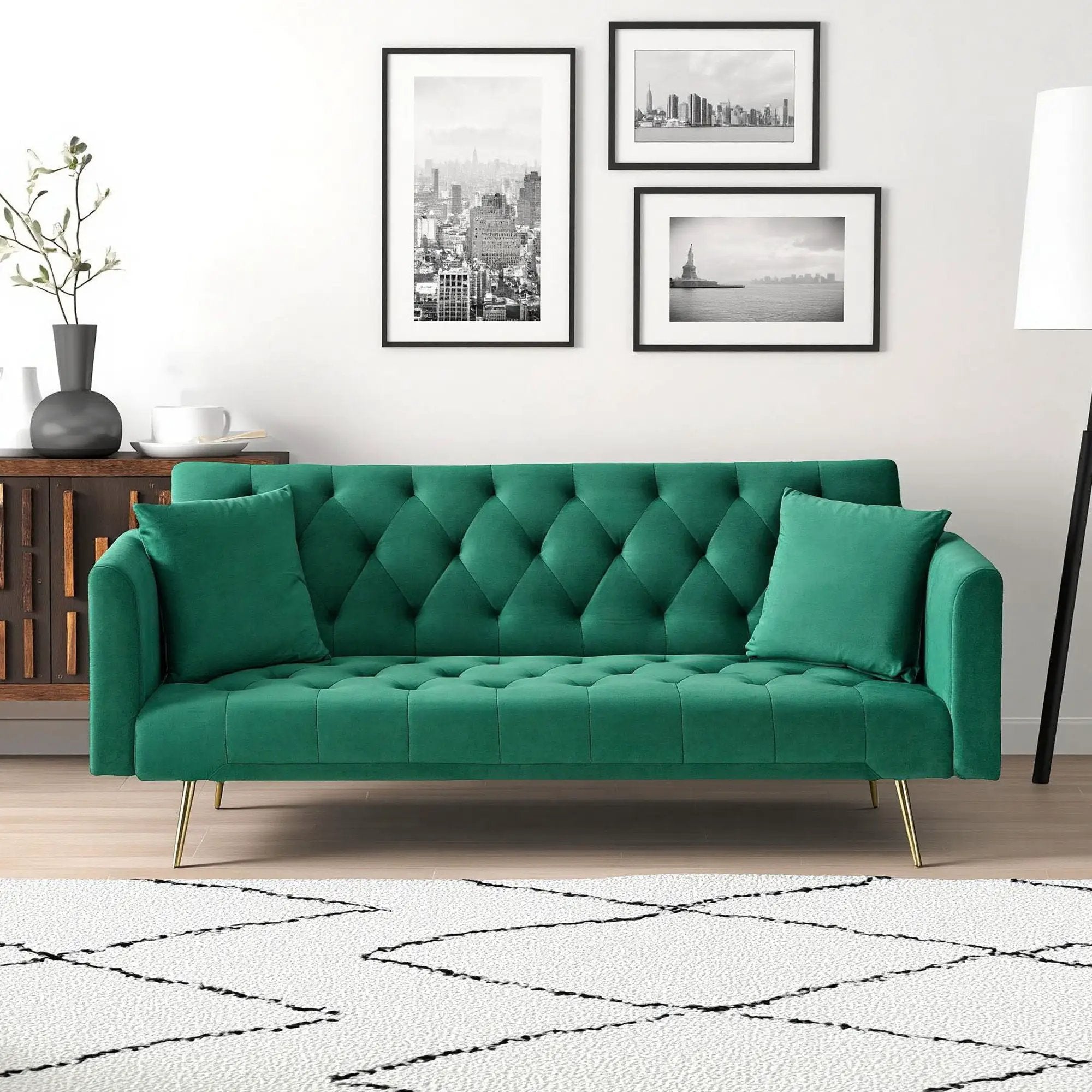 Convertible Double Folding Living Room Sofa Bed by Unique Piece Furniture