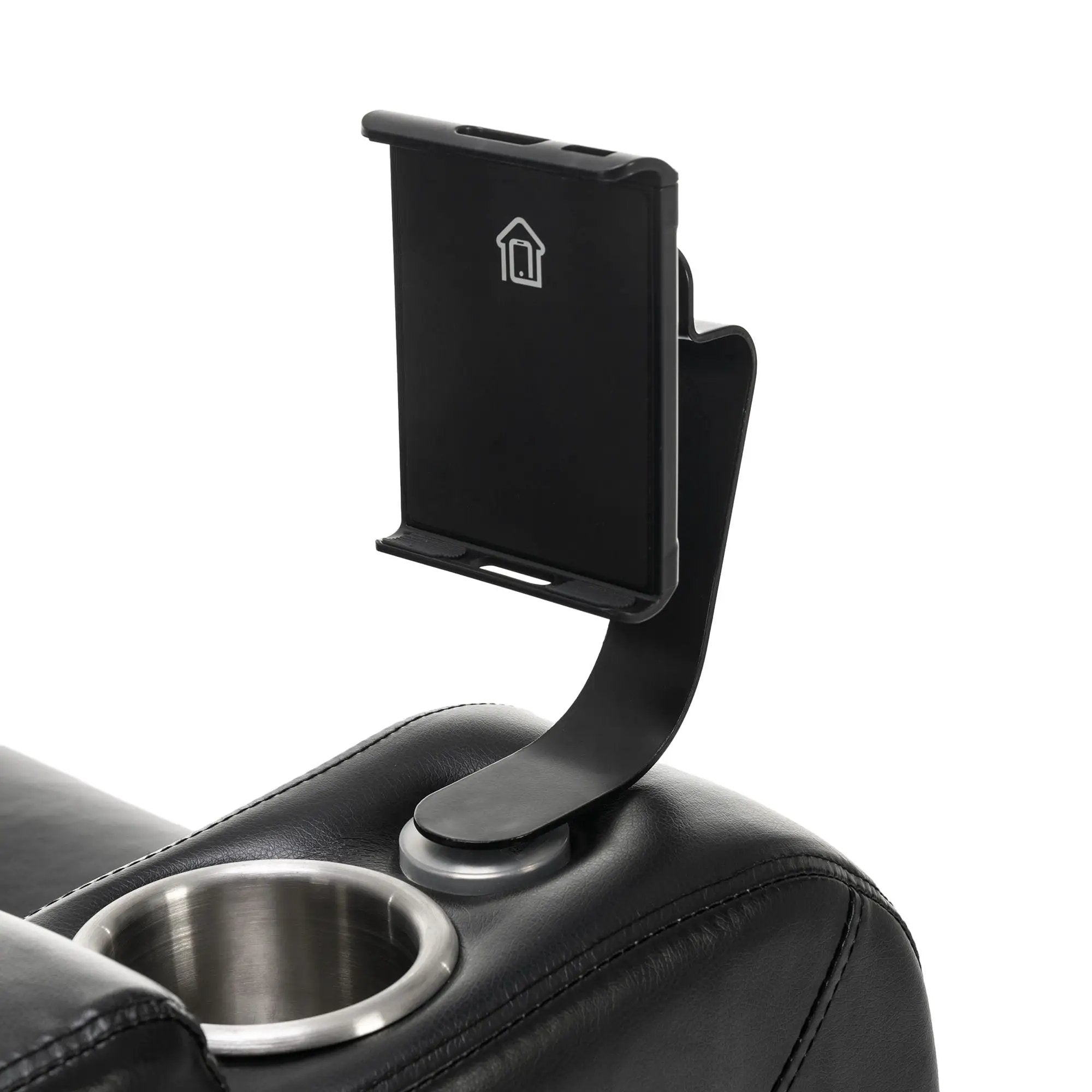 270 Degree Swivel Power Recliner With Tray Table, Phone Holder, Cup Holder, USB Port by HouseOfZazla